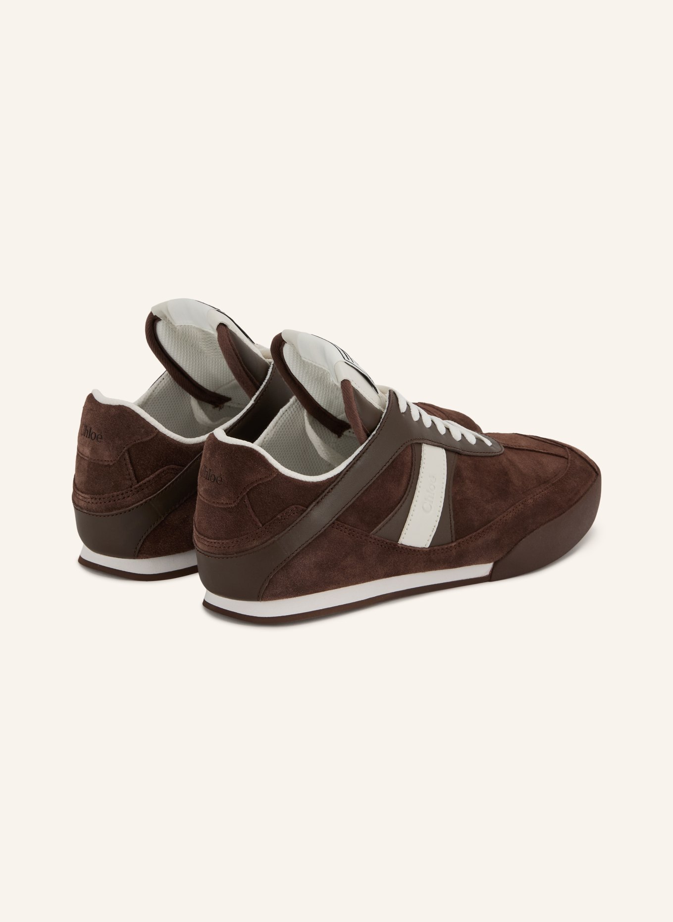 Chloé Sneakersy KICK: 27Z CHOCOLATE BROWN
