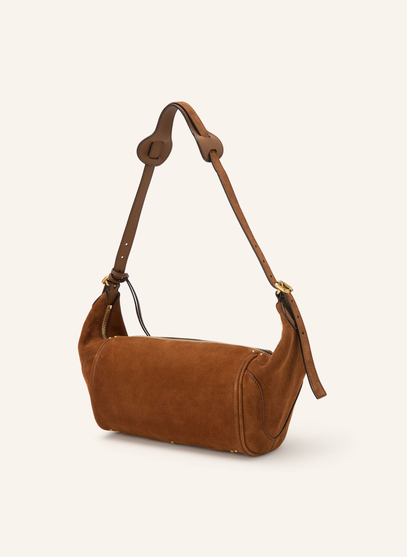 Chloé Handtasche PADDINGTON mit Nieten: 206 Vintage Brown