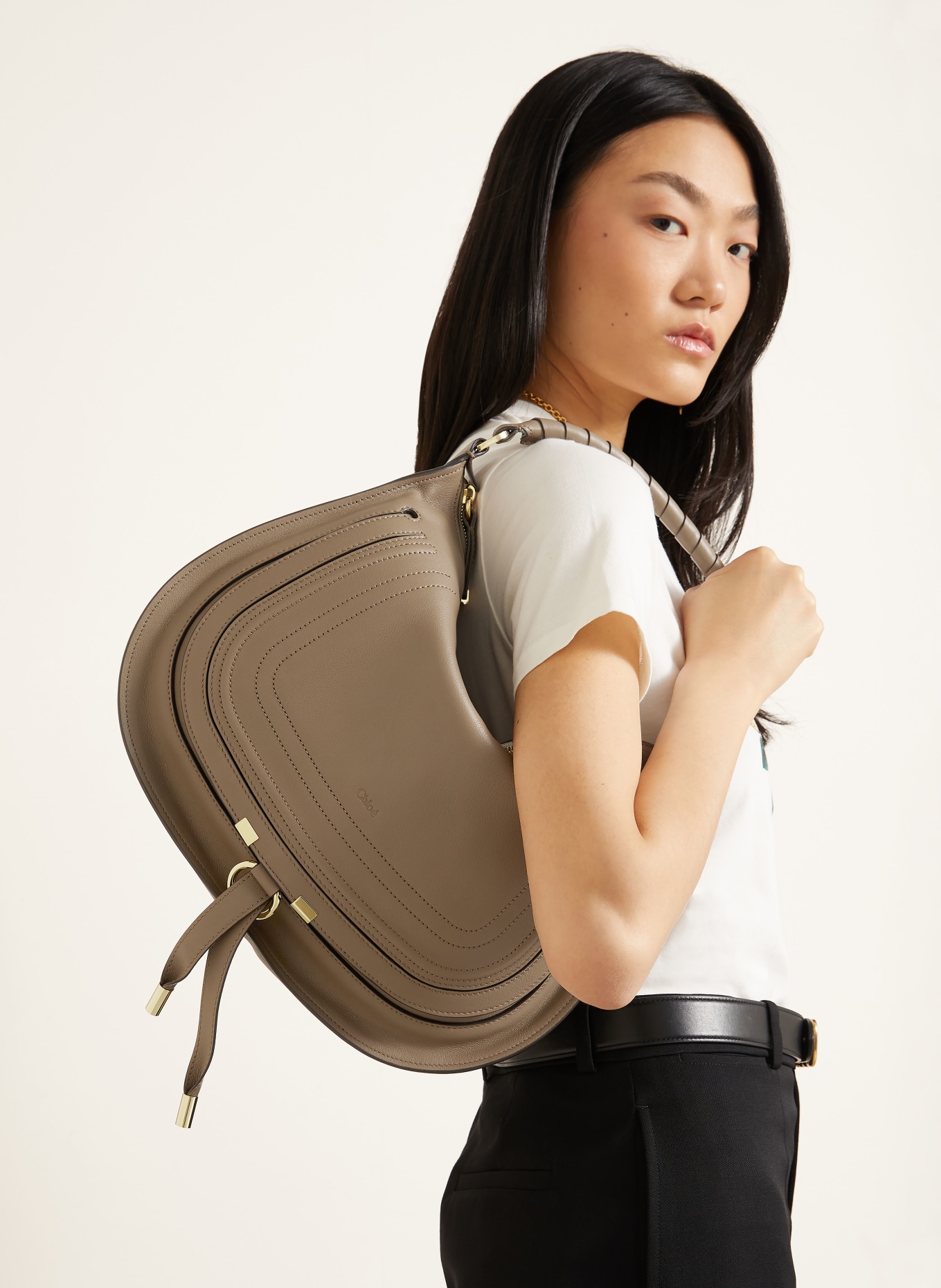Chloé Handtas MARCIE: 28H Deep Taupe
