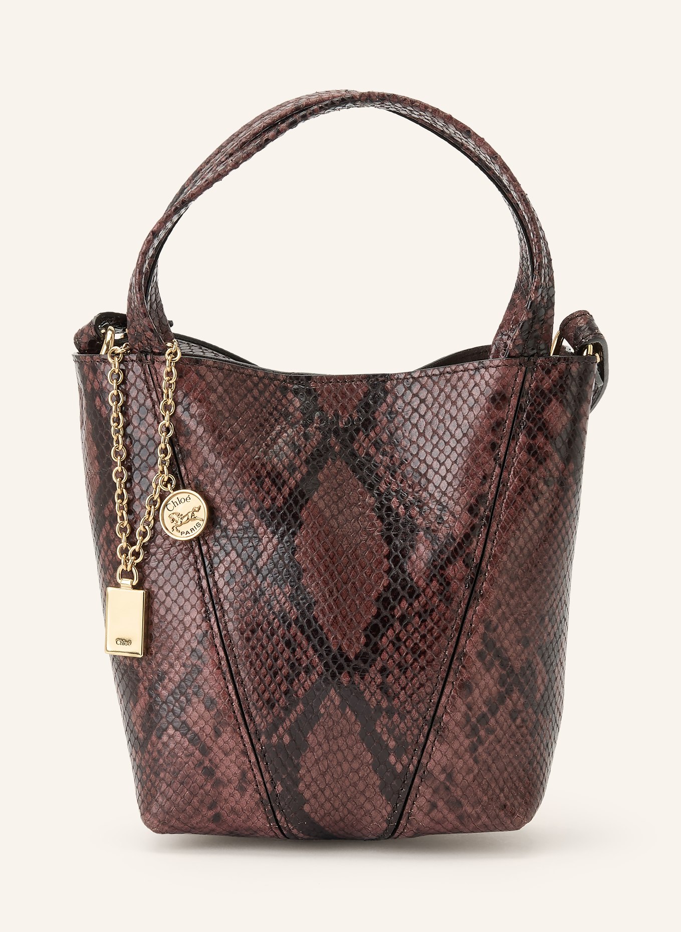 Chloé Beuteltasche SPIN SMALL: 623 Rosewood