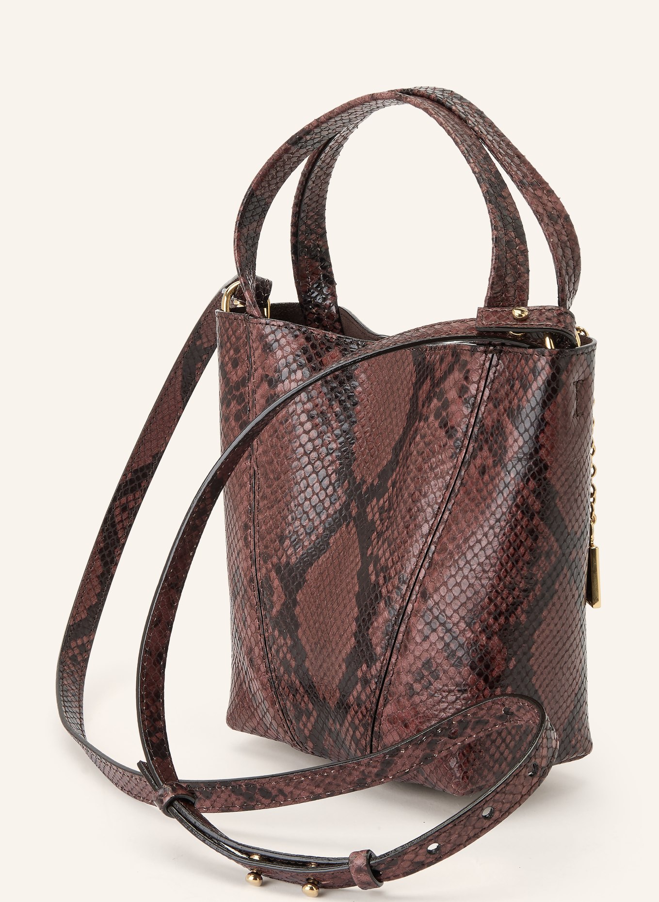 Chloé Beuteltasche SPIN SMALL: 623 Rosewood