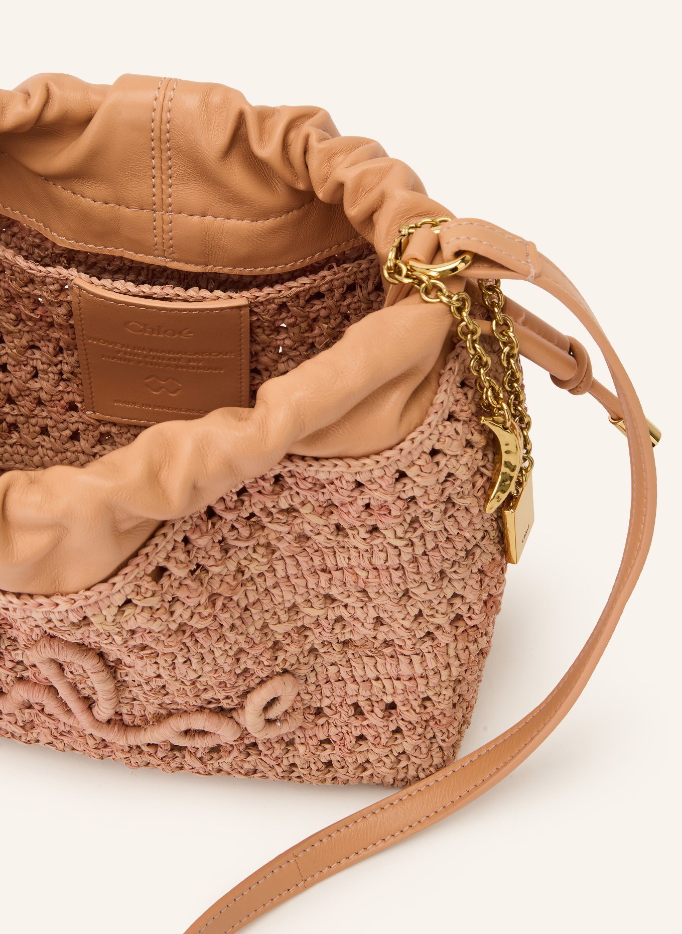 Chloé Geantă de umăr SUMMER BANANA: 24M Summery Beige