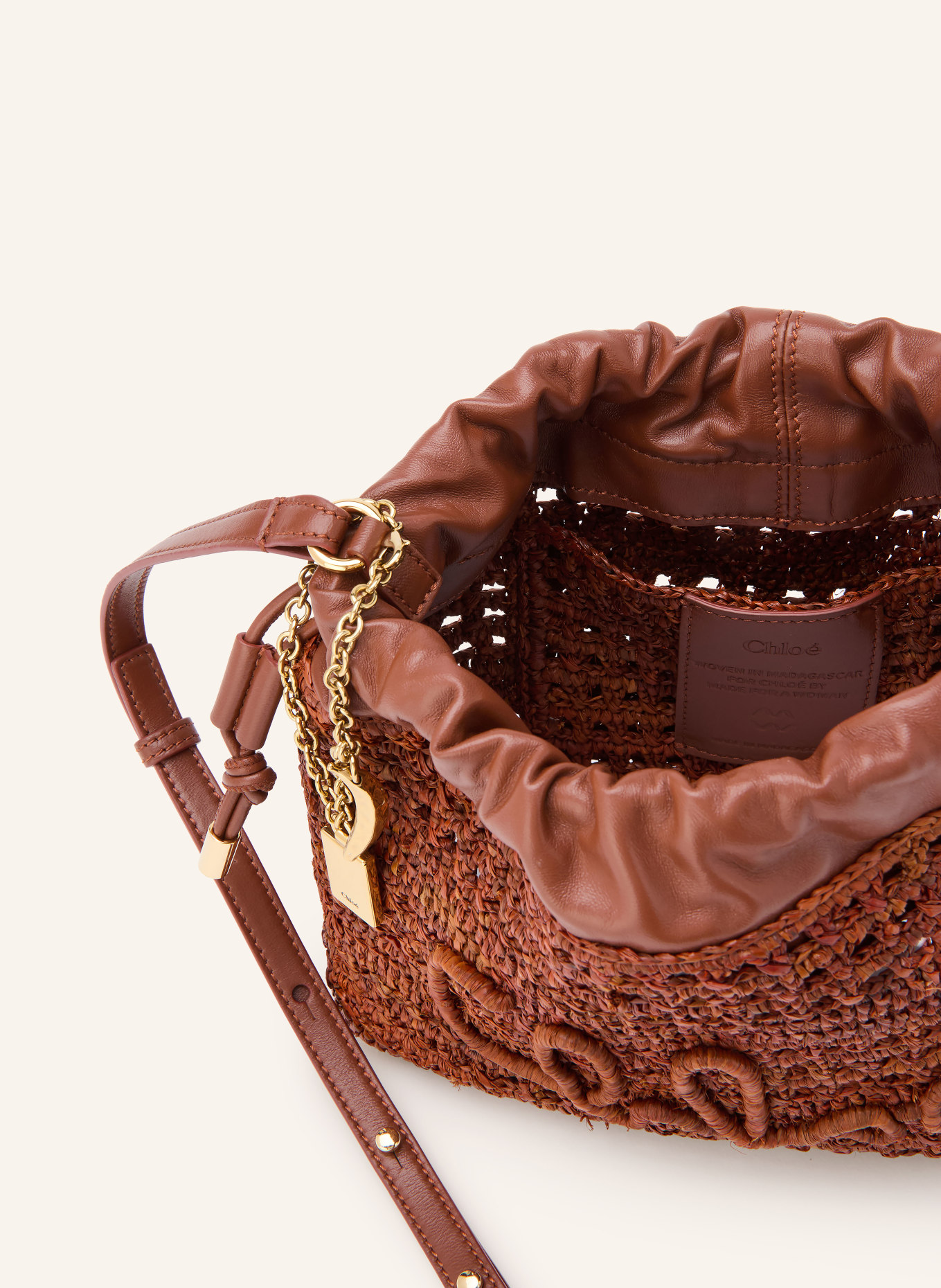 Chloé Umhängetasche SUMMER BANANA: 26M Clay Brown
