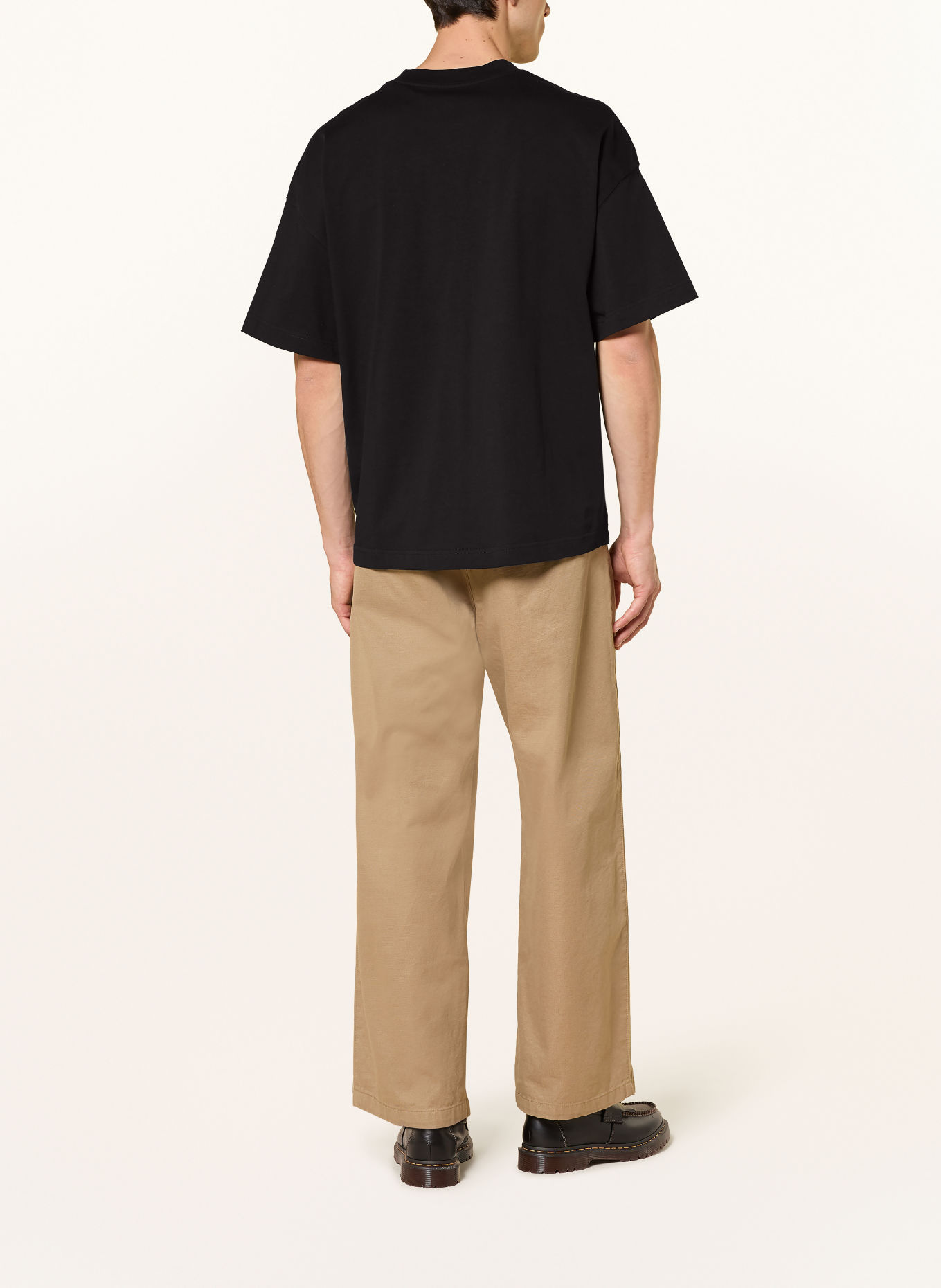 carhartt WIP T-shirt: ZWART / WIT