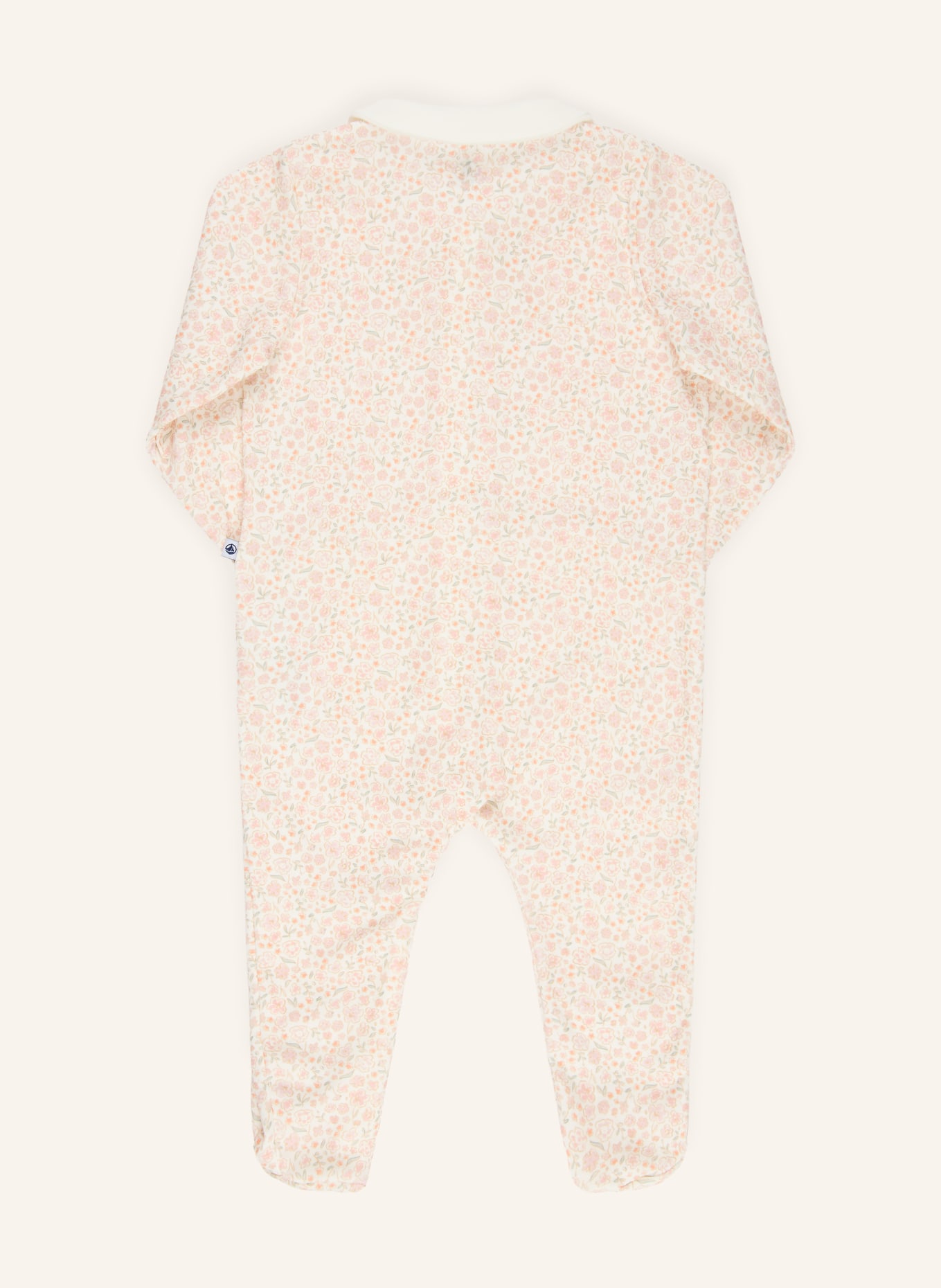 PETIT BATEAU Rompertje: CRÈME / ROZE / GROEN