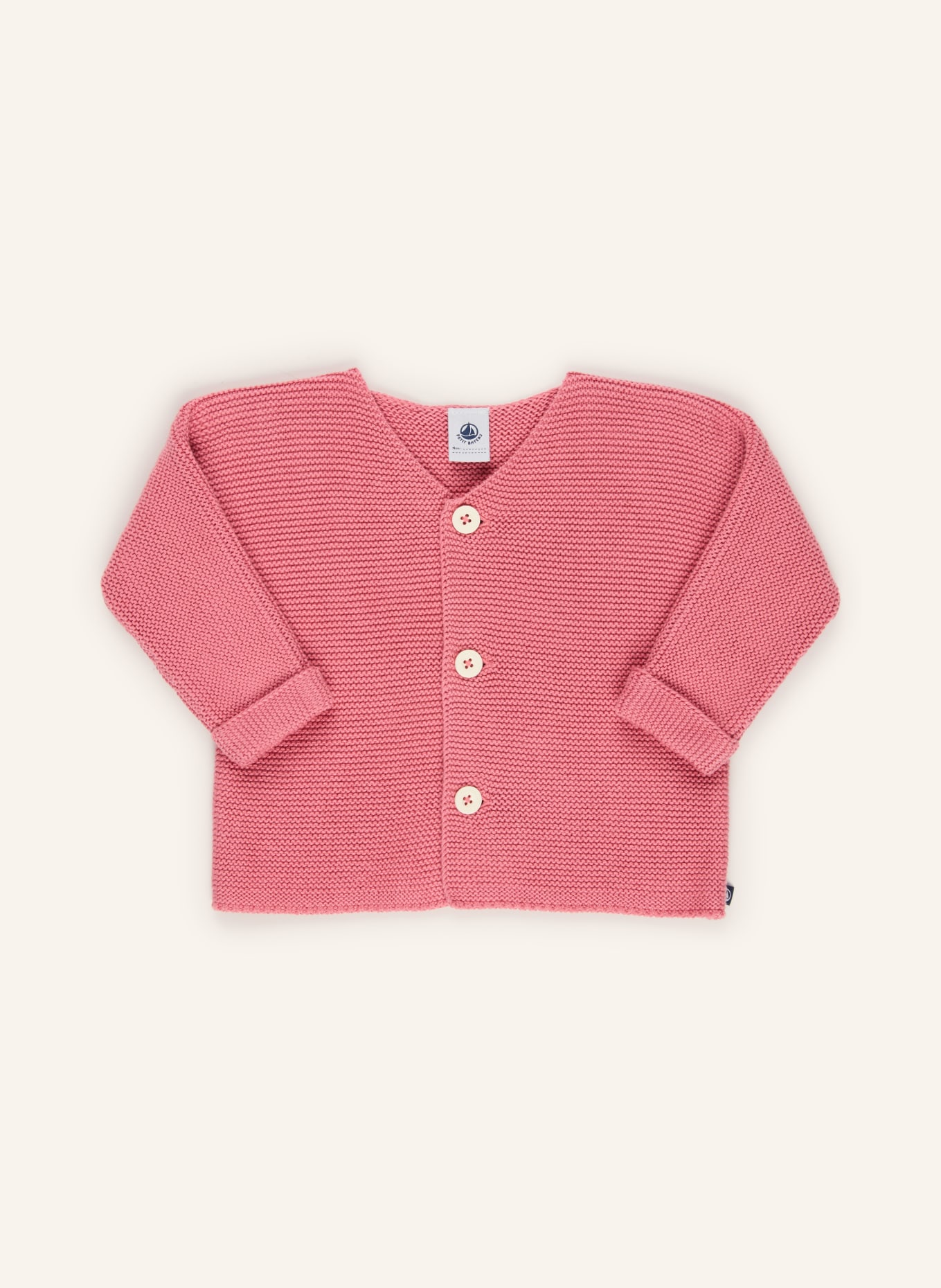 PETIT BATEAU Gilet: ROUGE CLAIR