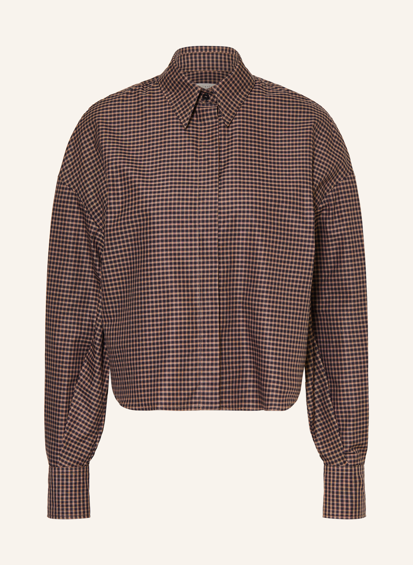 lilienfels Overhemdblouse: MARRON FONCÉ / ZWART