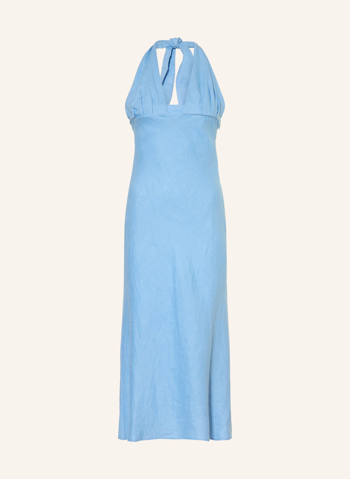 FAITHFULL THE BRAND Robe en lin MARITA: BLEU CLAIR