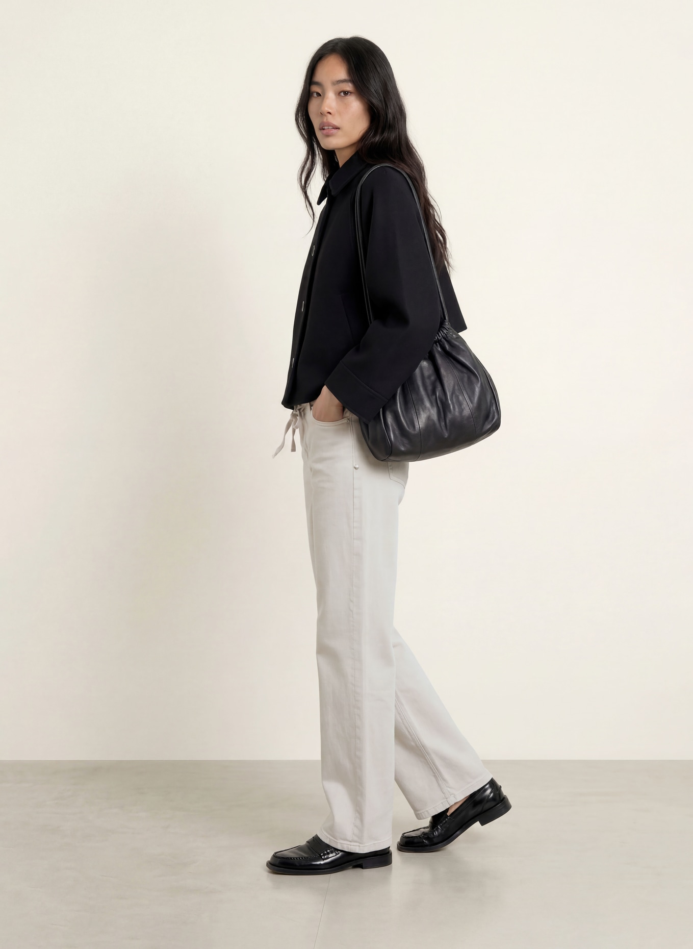 Buena Vista Wide leg jeans: 4271 kreide