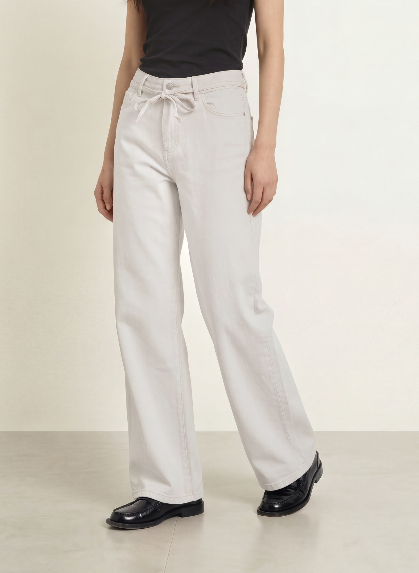 Buena Vista Wide leg jeans: 4271 kreide