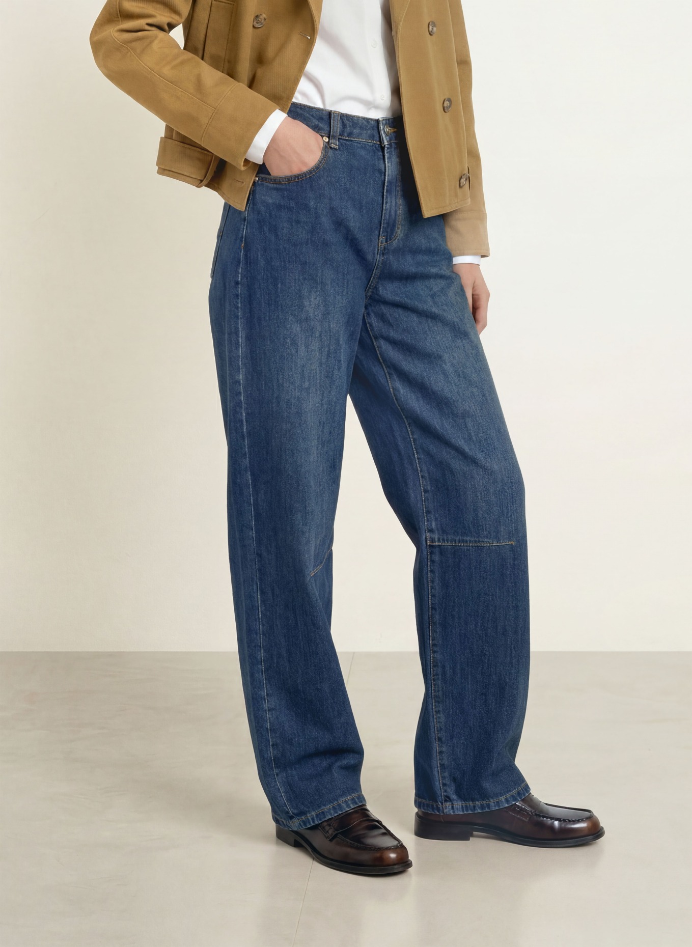 Buena Vista Barrel jeans: 8980 marine denim