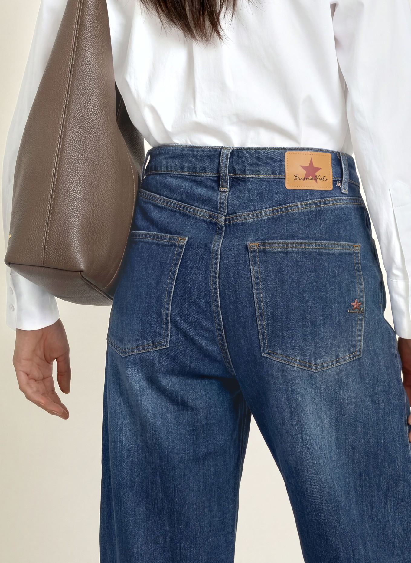 Buena Vista Barrel jeans: 8980 marine denim