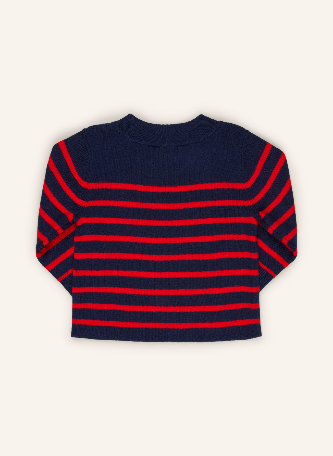 PETIT BATEAU Sweater: DARK BLUE / RED