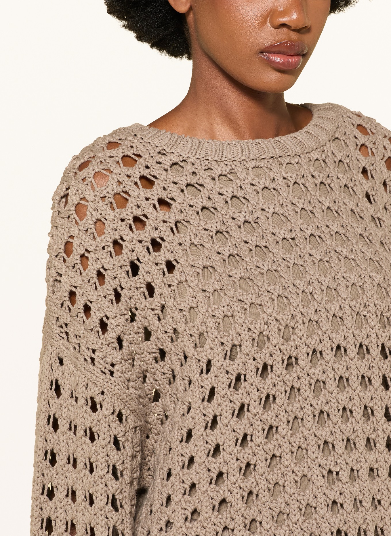 Juvia MIRJA Sweater: TAUPE