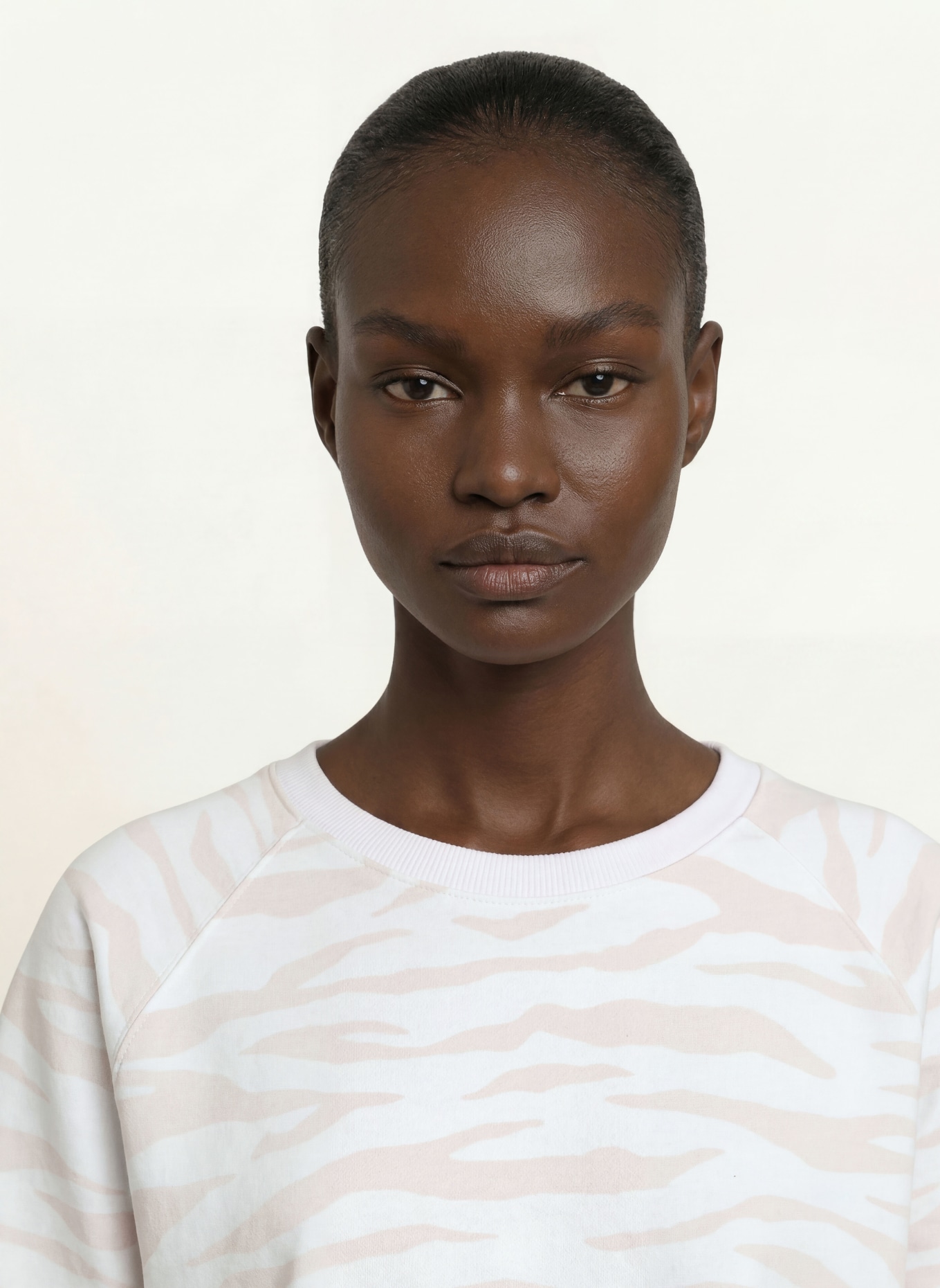 Juvia Sweat-shirt ESMERALDA: BLANC / BEIGE