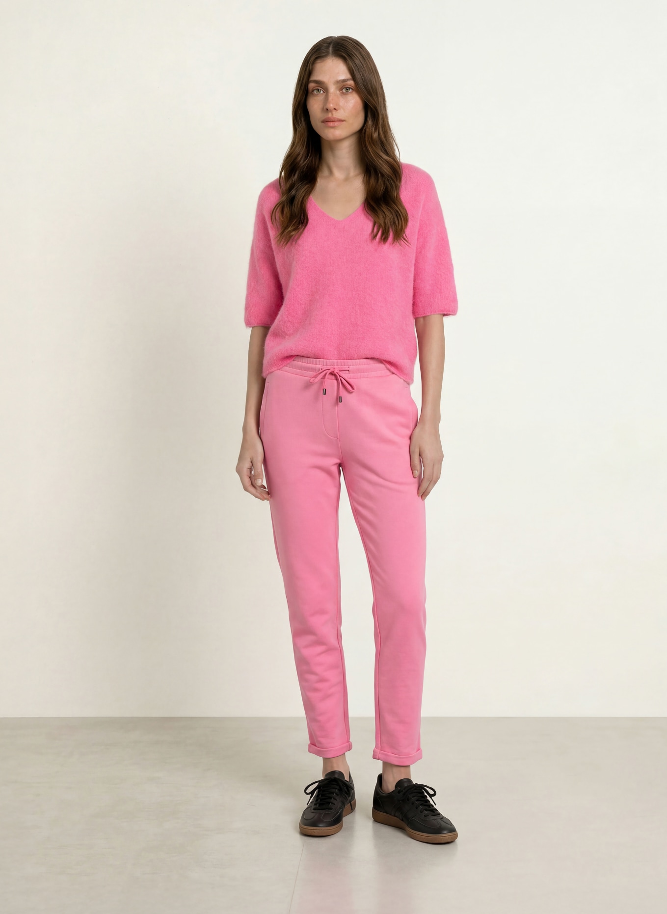 Juvia Pullover SINJA mit Alpaka und 3/4-Arm: PINK