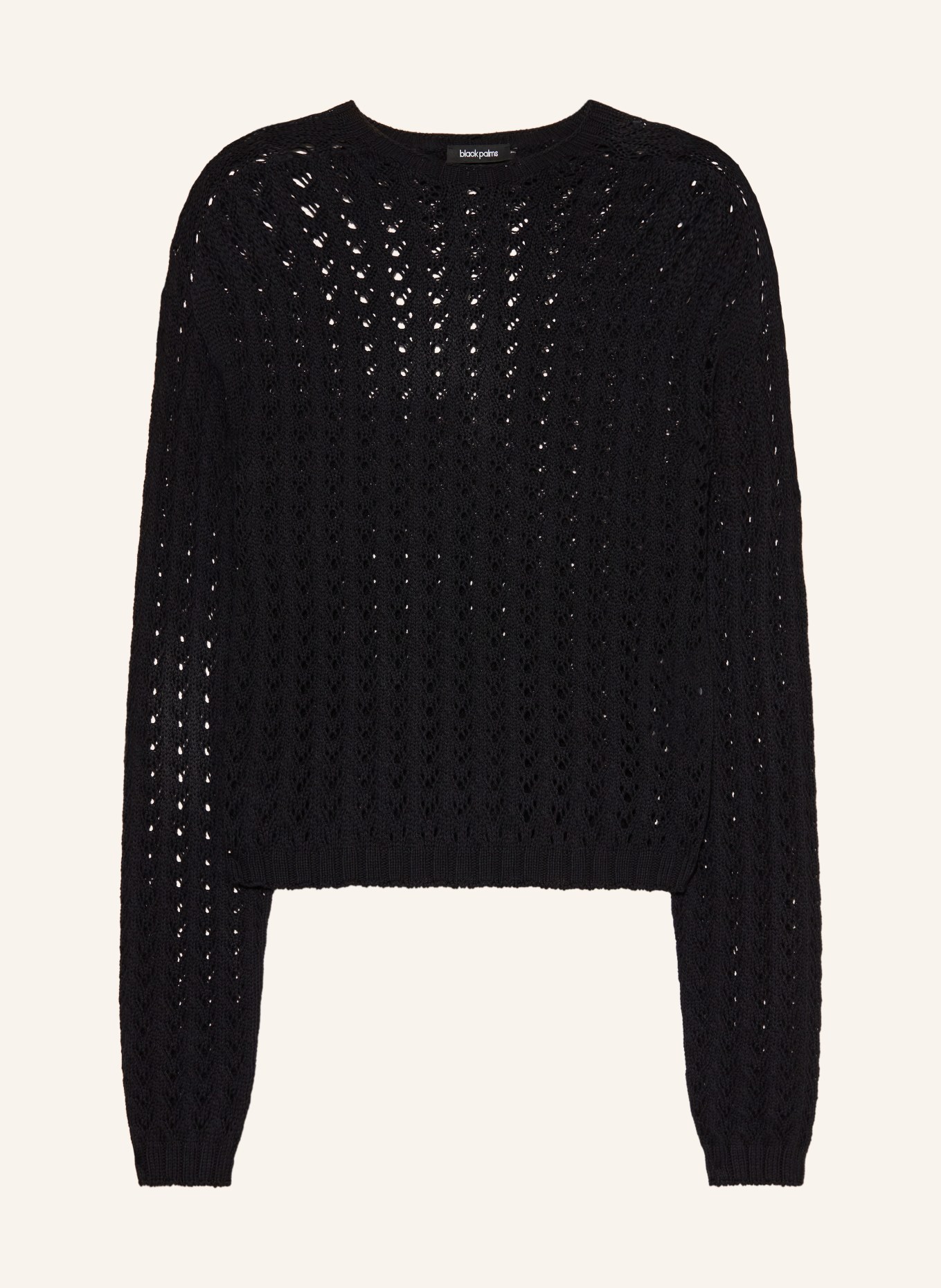 black palms Trui PRYA: ZWART