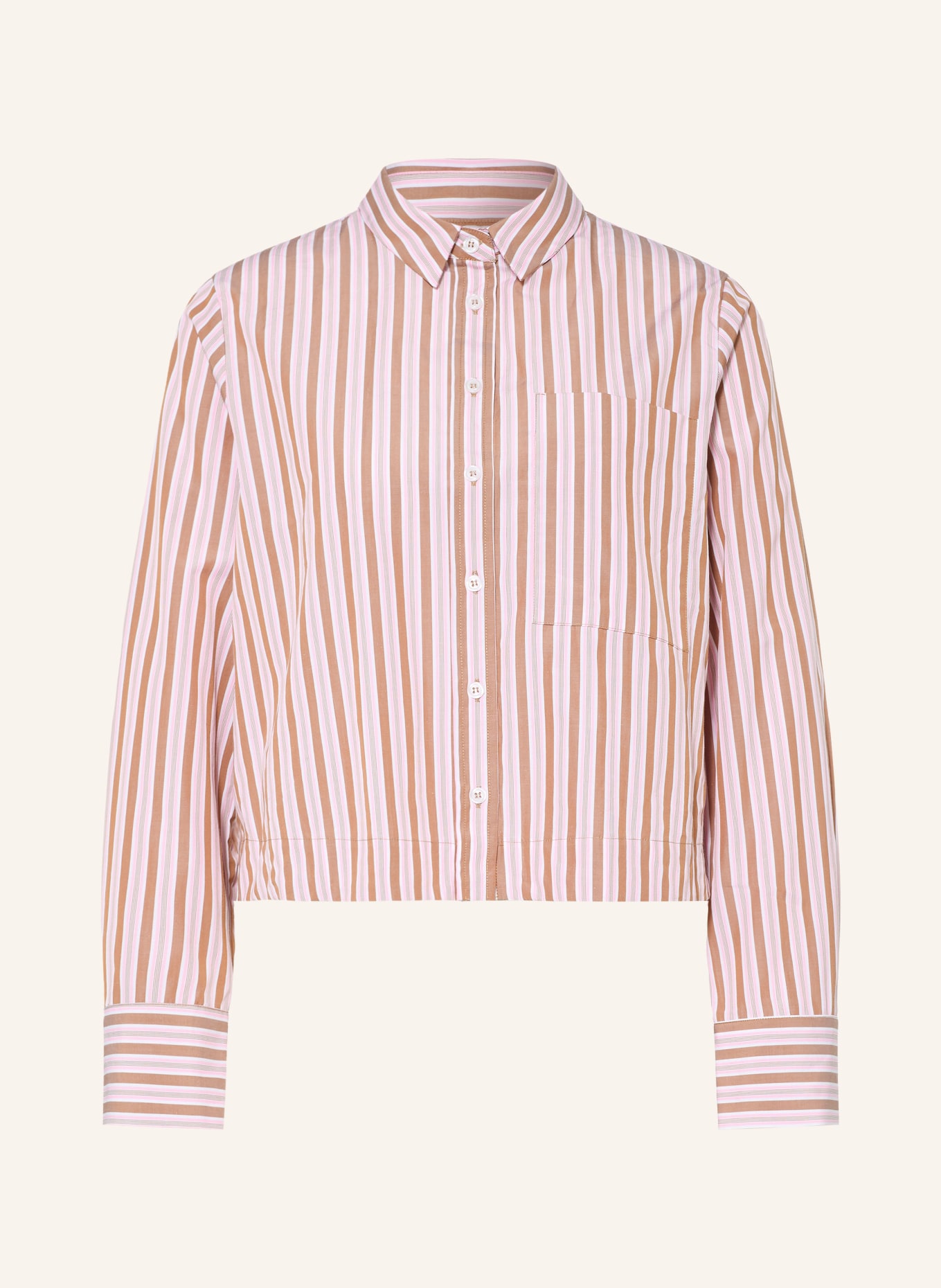 lilienfels Hemdbluse: BRAUN / ROSA / WEISS