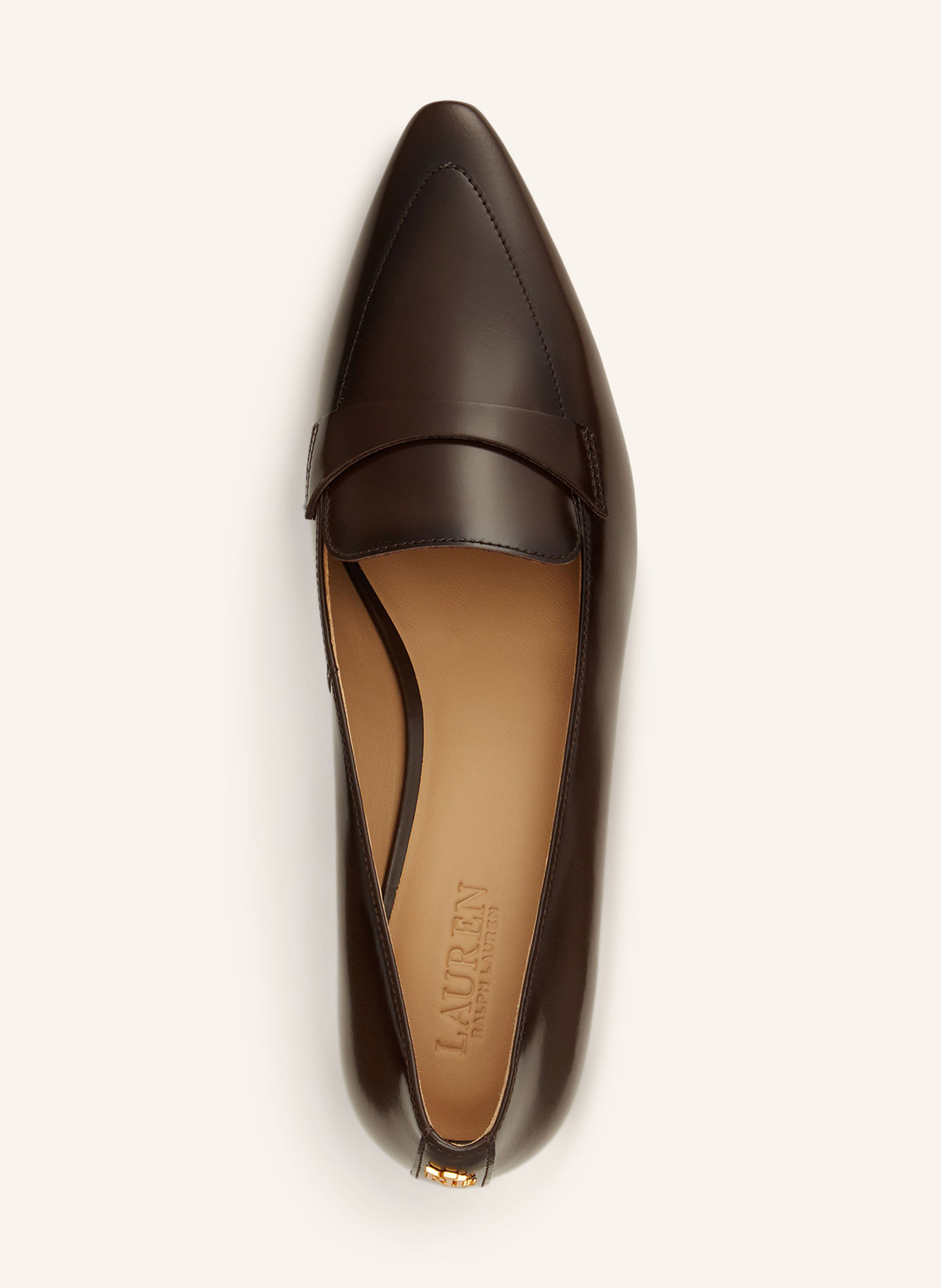 LAUREN RALPH LAUREN Escarpins: MARRON FONCÉ