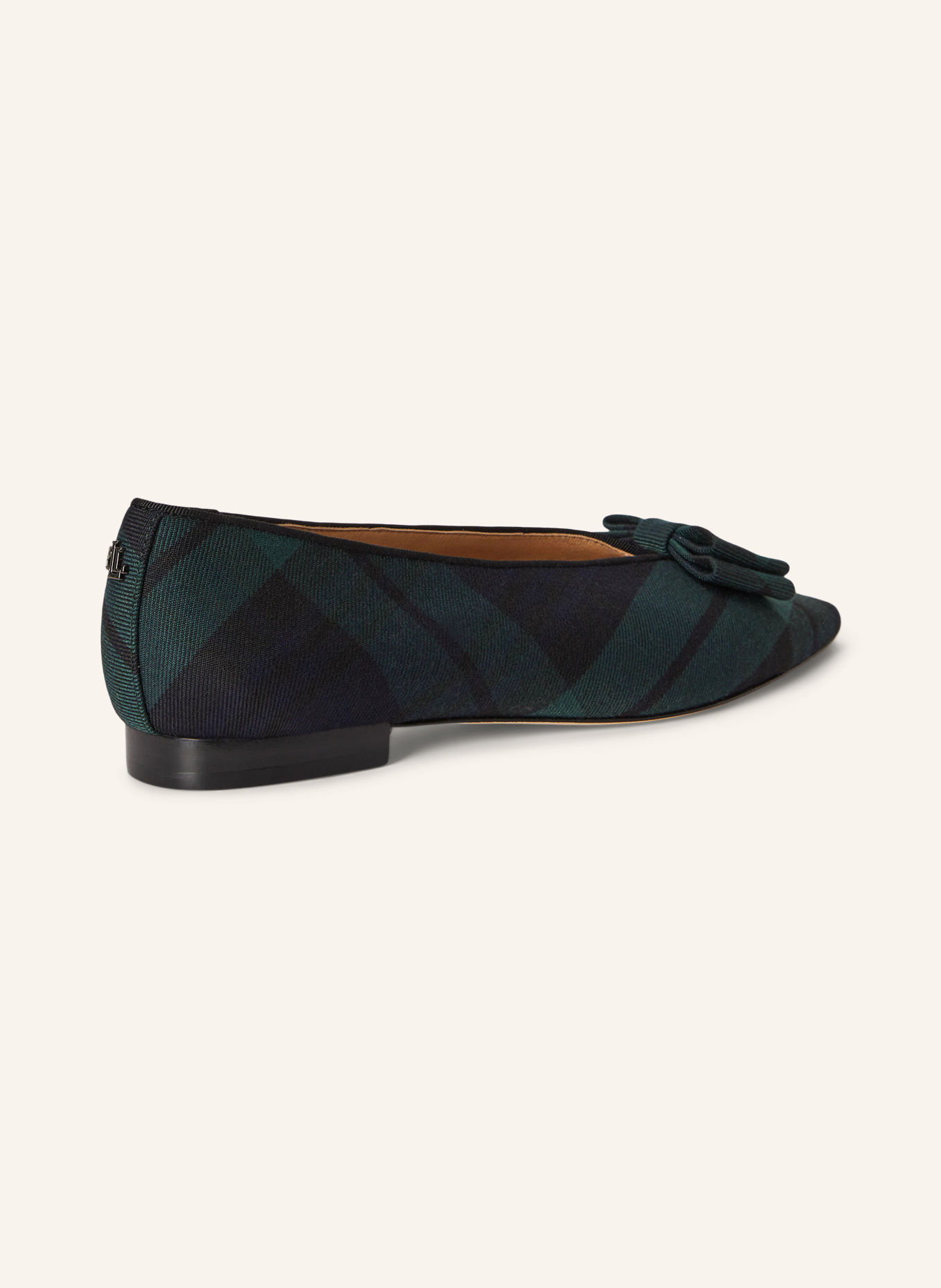LAUREN RALPH LAUREN Baleriny AUDRI: CIEMNOZIELONY / GRANATOWY / CZARNY