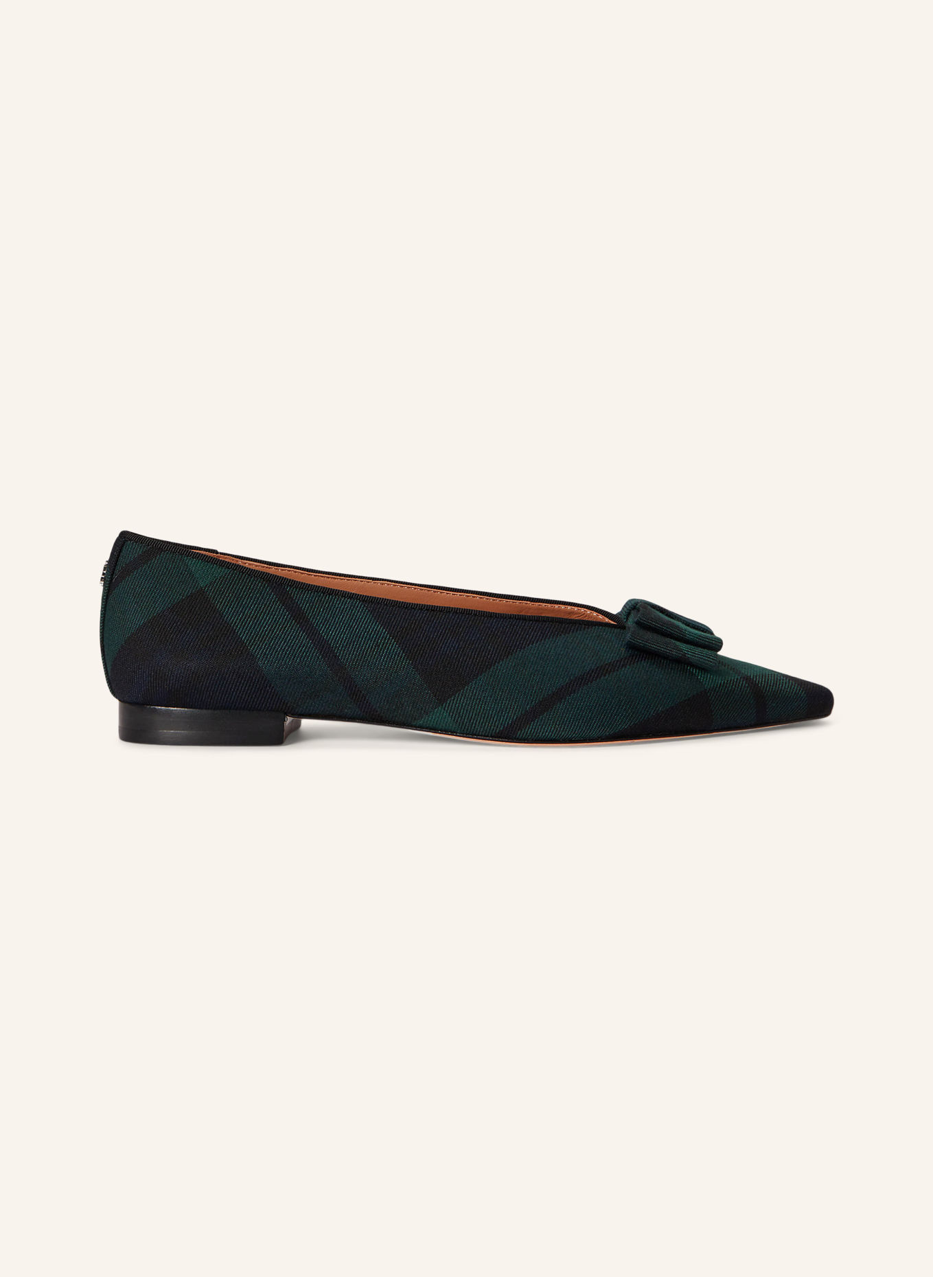 LAUREN RALPH LAUREN Baleriny AUDRI: CIEMNOZIELONY / GRANATOWY / CZARNY