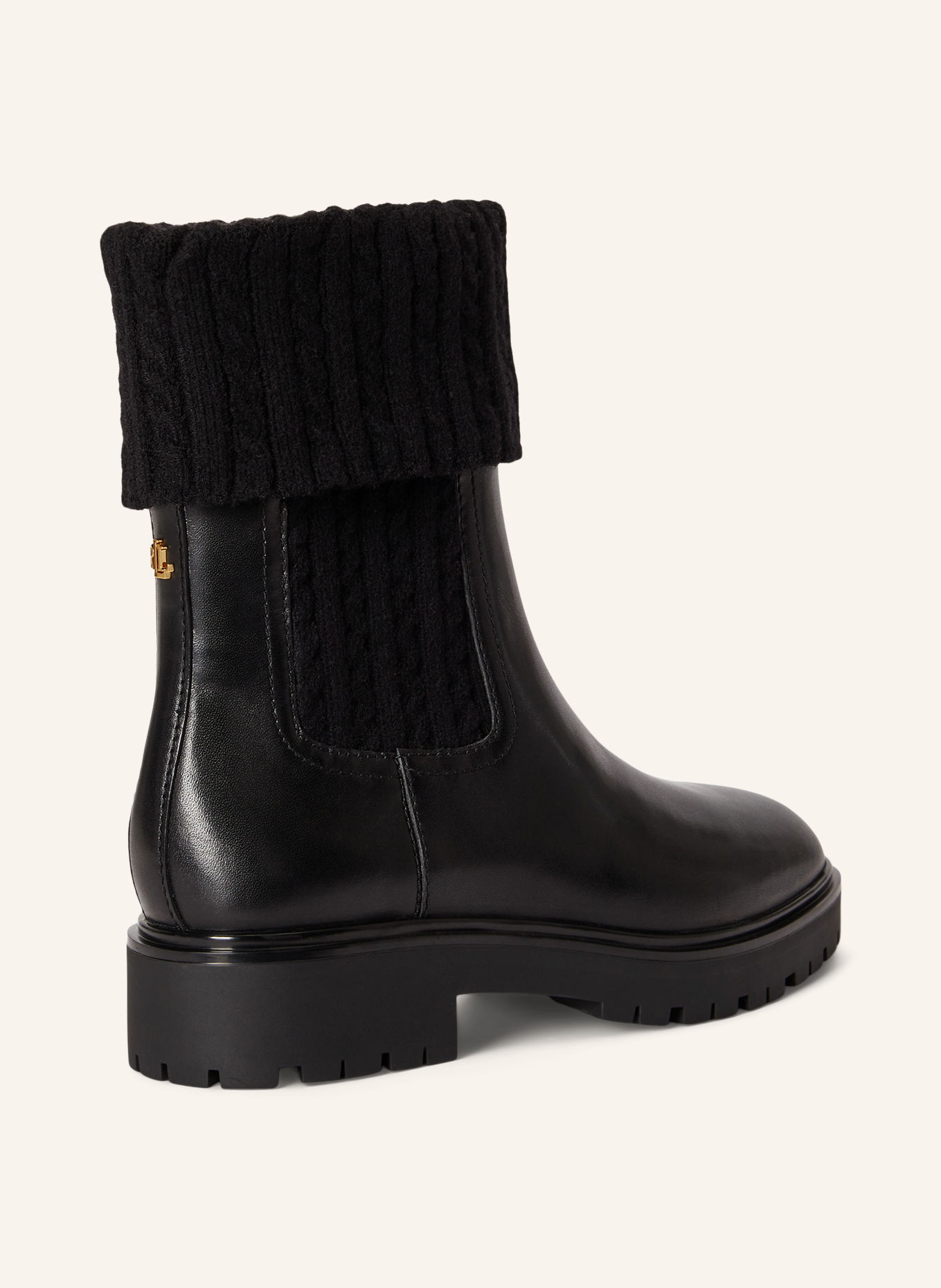 LAUREN RALPH LAUREN Botki ALLYSON: CZARNY