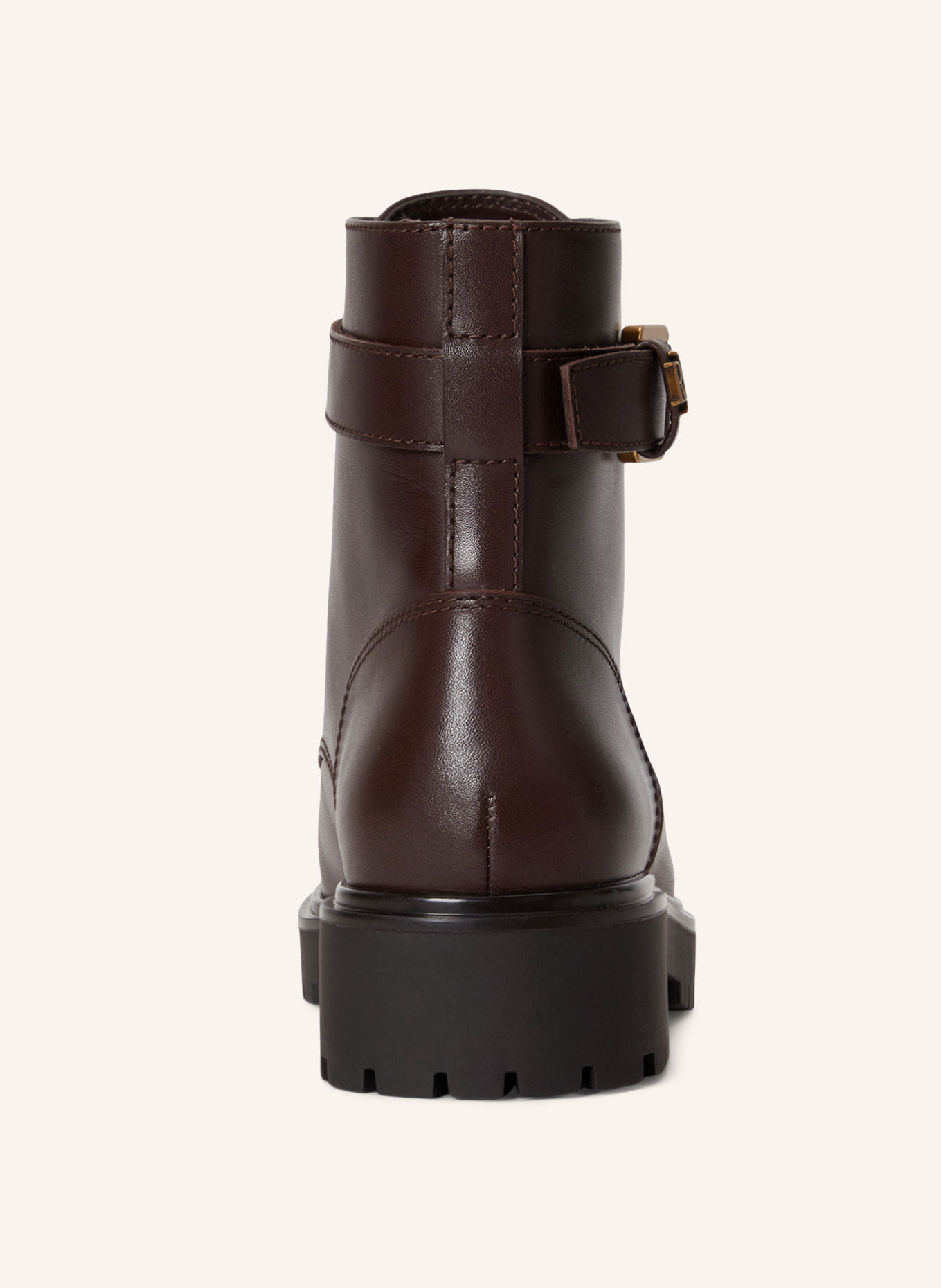 LAUREN RALPH LAUREN Schnürboots ALLYSON: DUNKELBRAUN / GOLD
