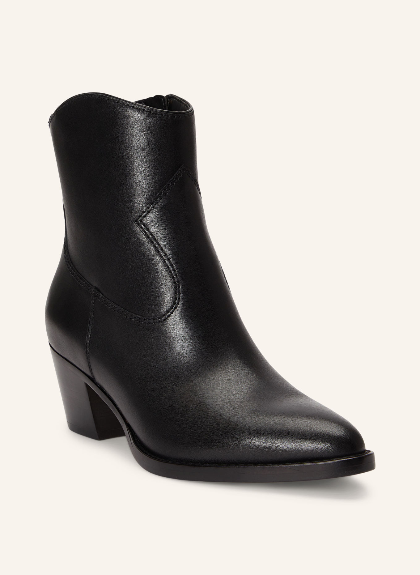 LAUREN RALPH LAUREN Kovbojské boty HARPHER: ČERNÁ