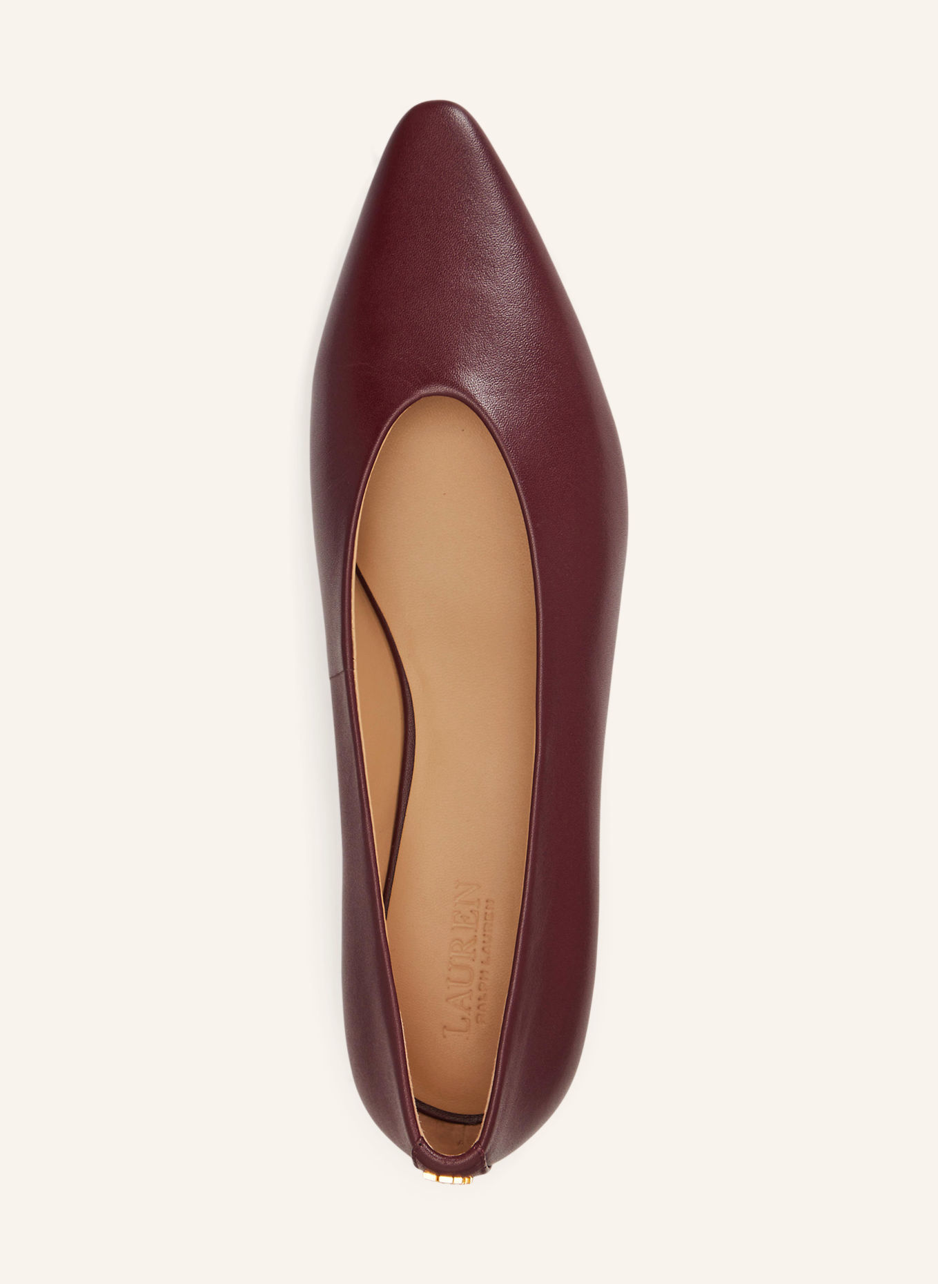 LAUREN RALPH LAUREN Ballerina's: DONKERROOD