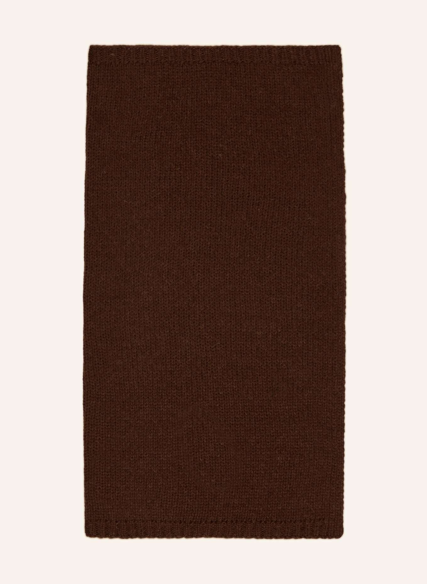 MAIAMI Foulard en alpaga: MARRON FONCÉ