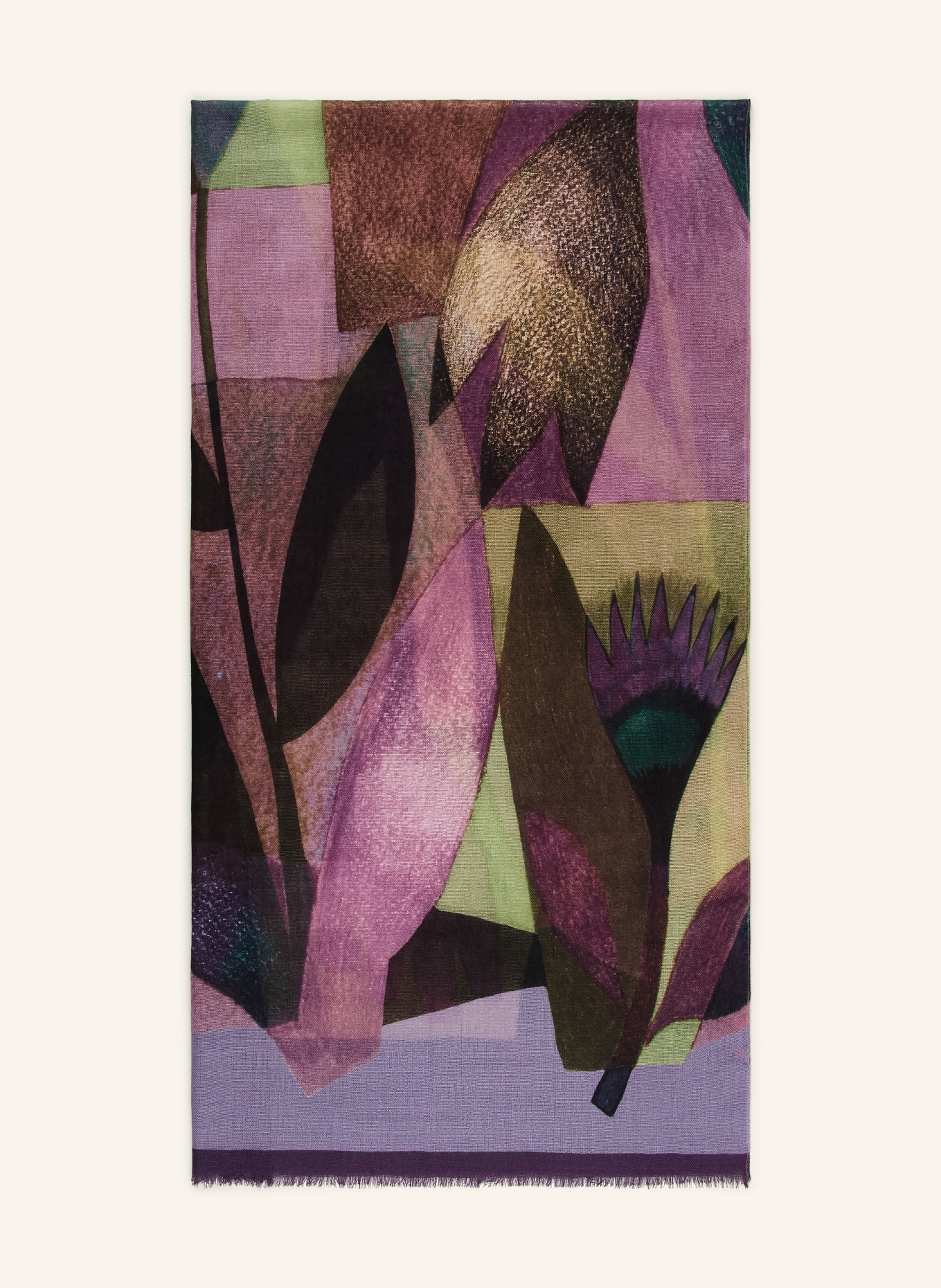 Barbieri Sjaal: ROZE / BRUIN / PAARS
