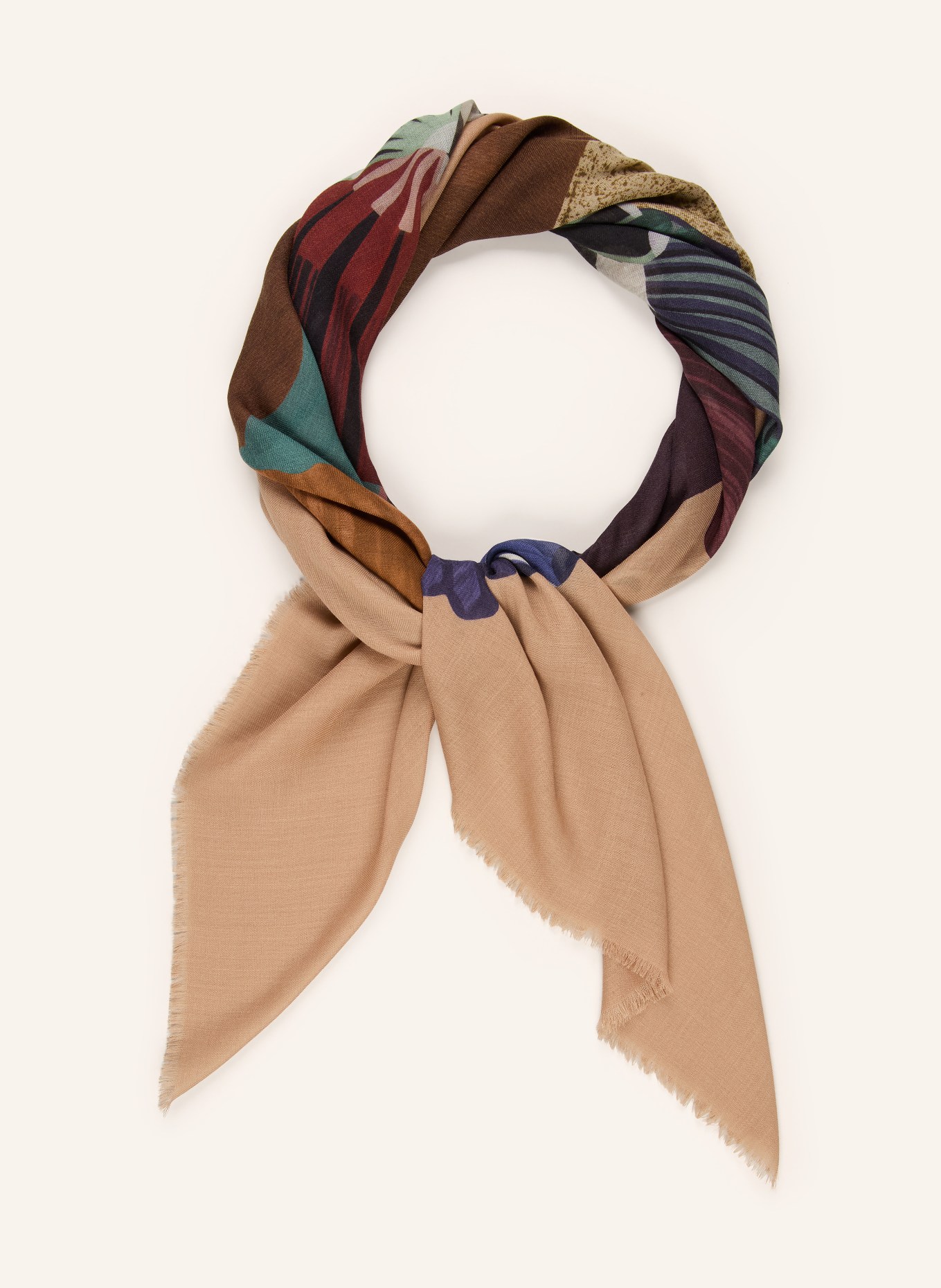 Barbieri Halsdoek: CAMEL / DONKERROOD / DONKERBLAUW