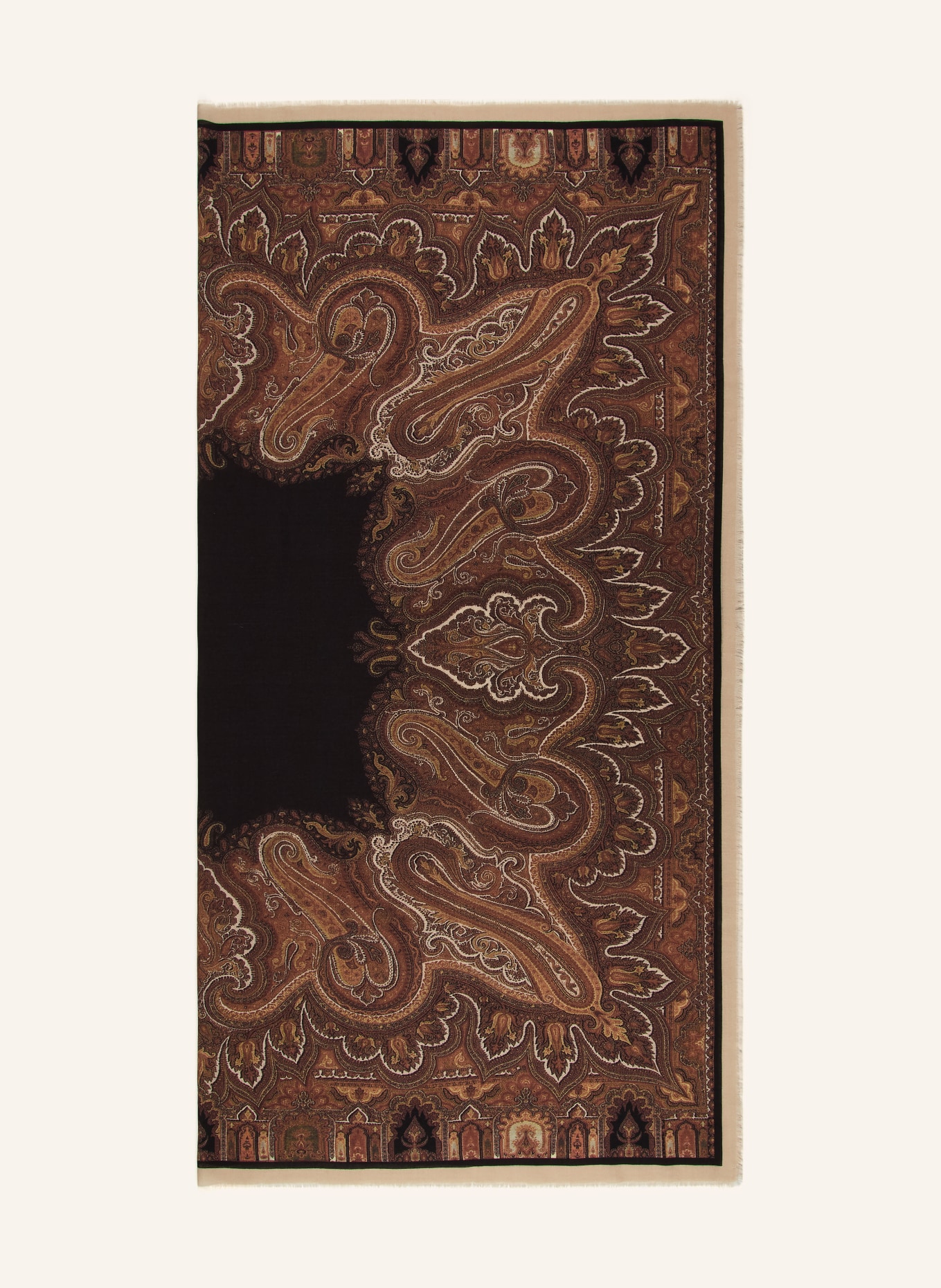 Barbieri Halsdoek: MARRON FONCÉ / CAMEL / CRÈME