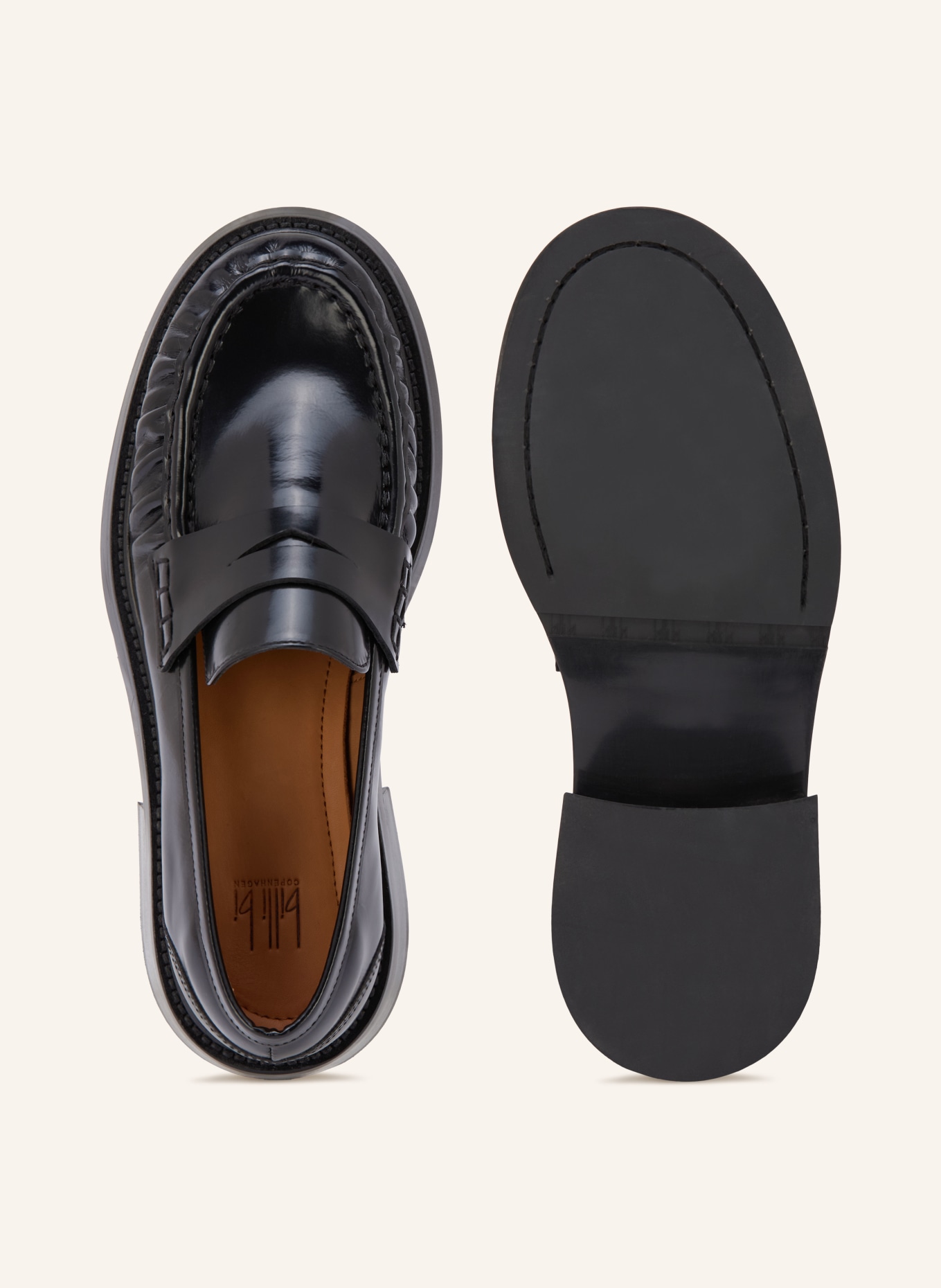 billi bi Penny-Loafer: SCHWARZ