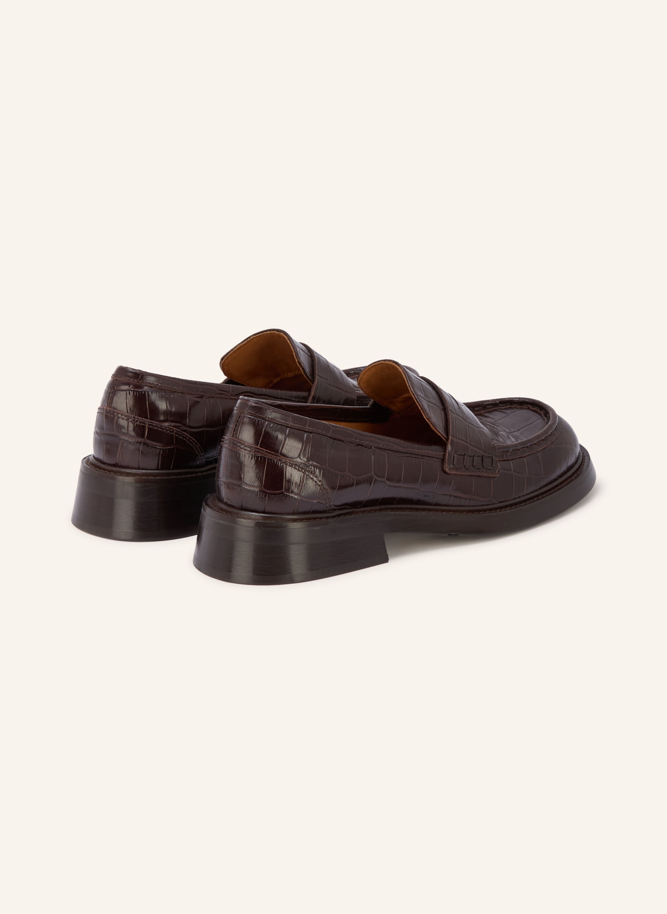billi bi Penny-Loafer: DUNKELBRAUN
