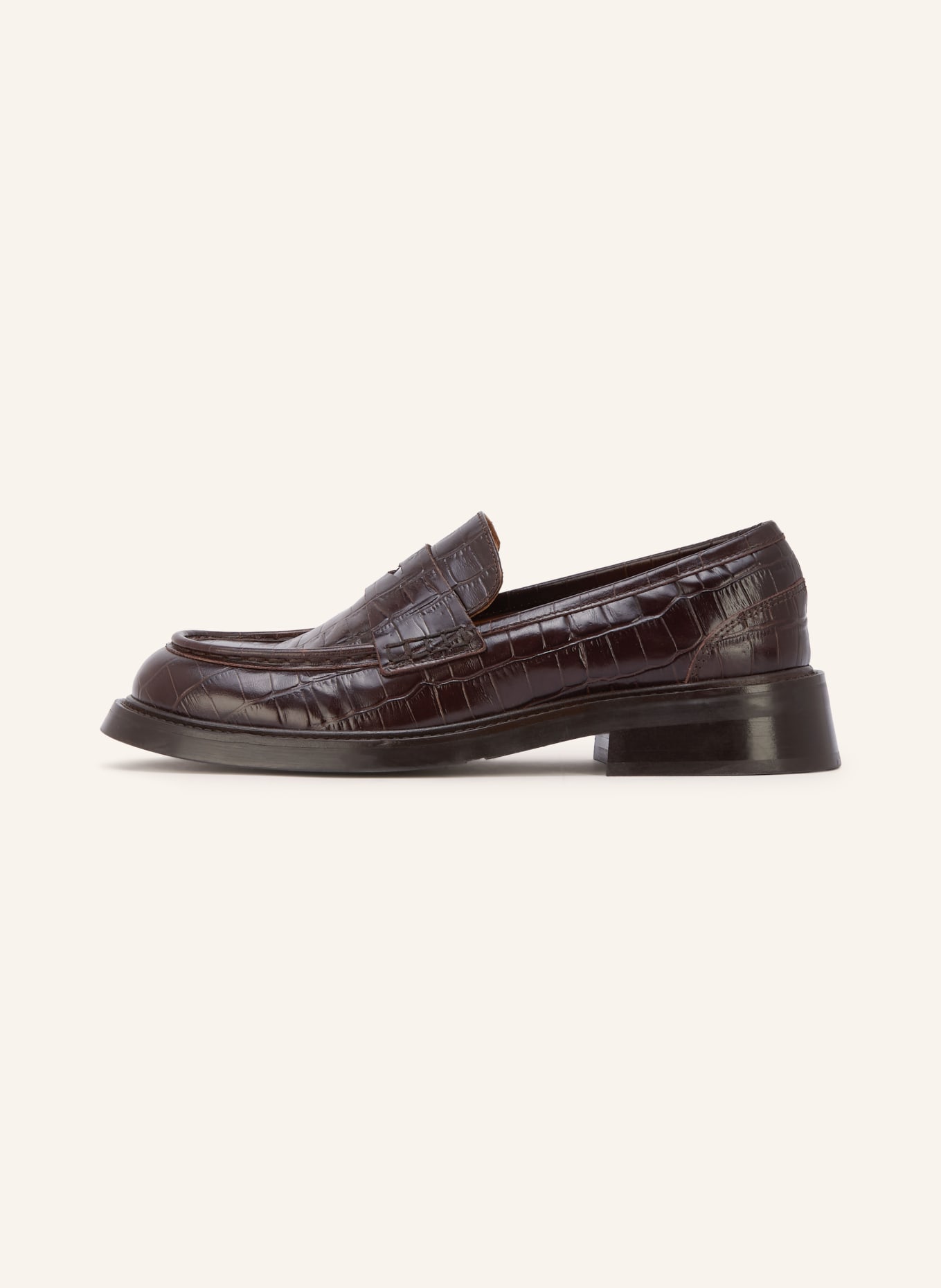 billi bi Penny-Loafer: DUNKELBRAUN