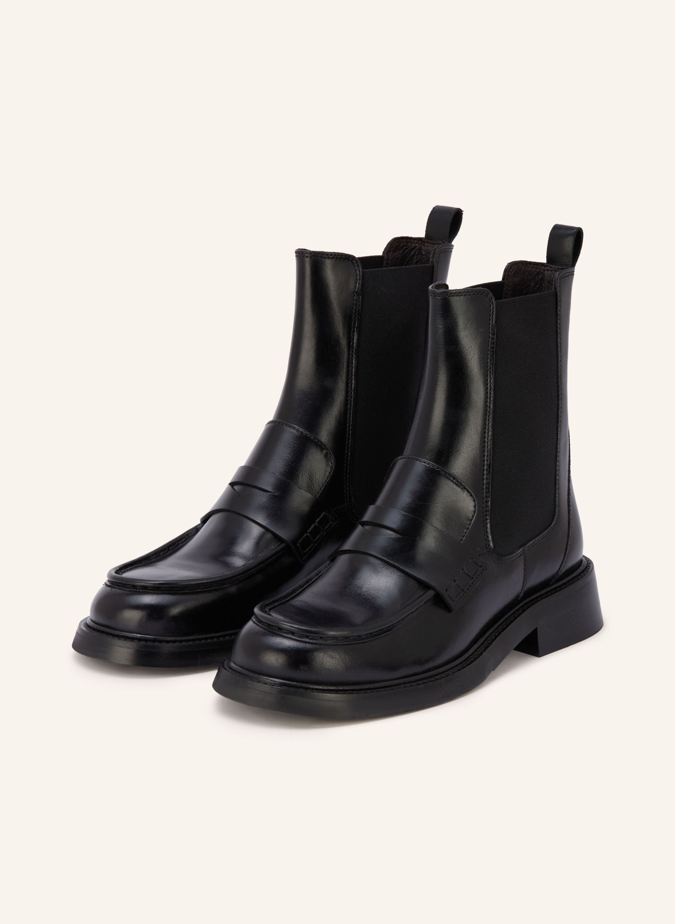 billi bi Chelsea boots: ZWART
