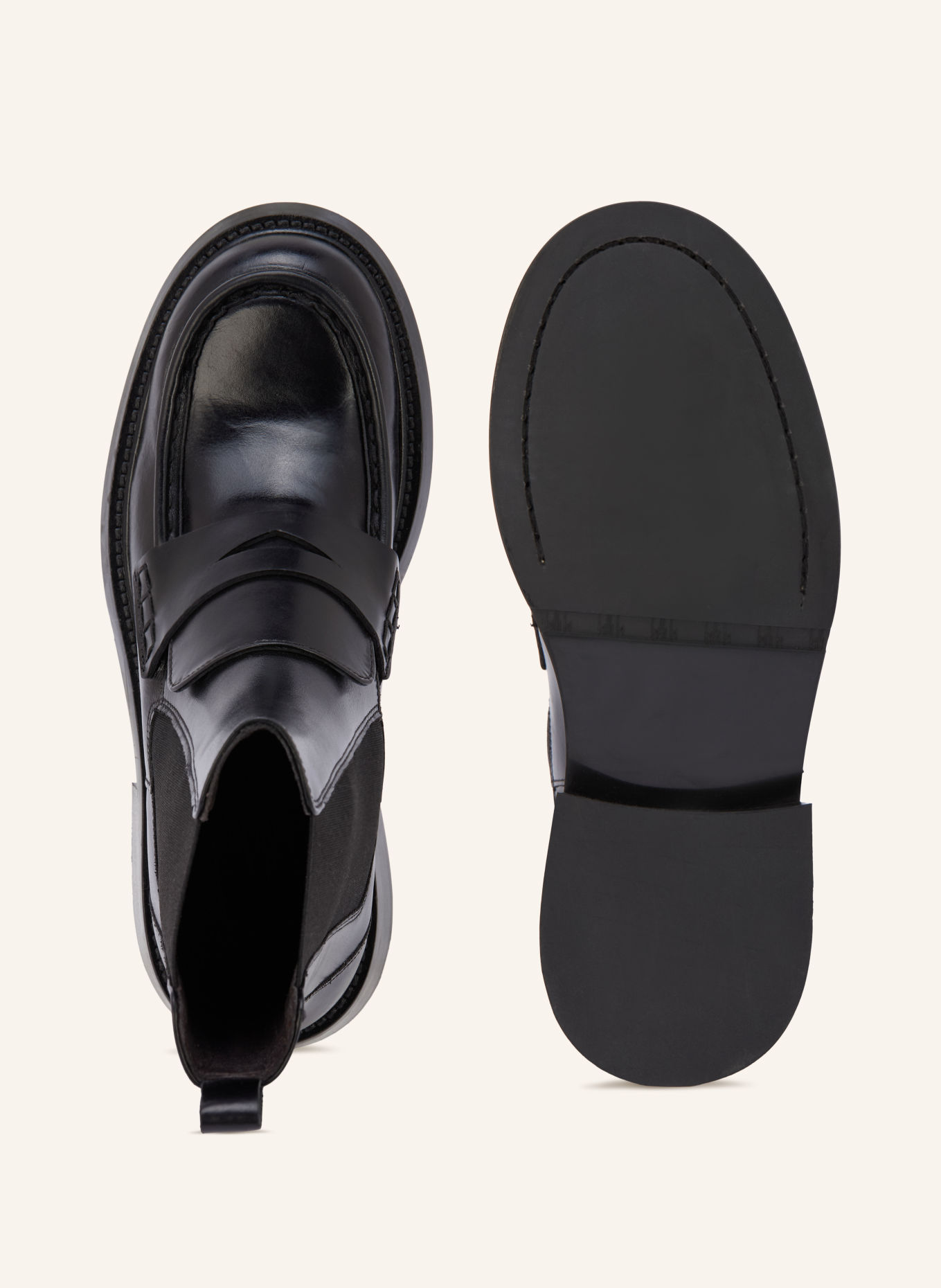 billi bi Chelsea boots: ZWART