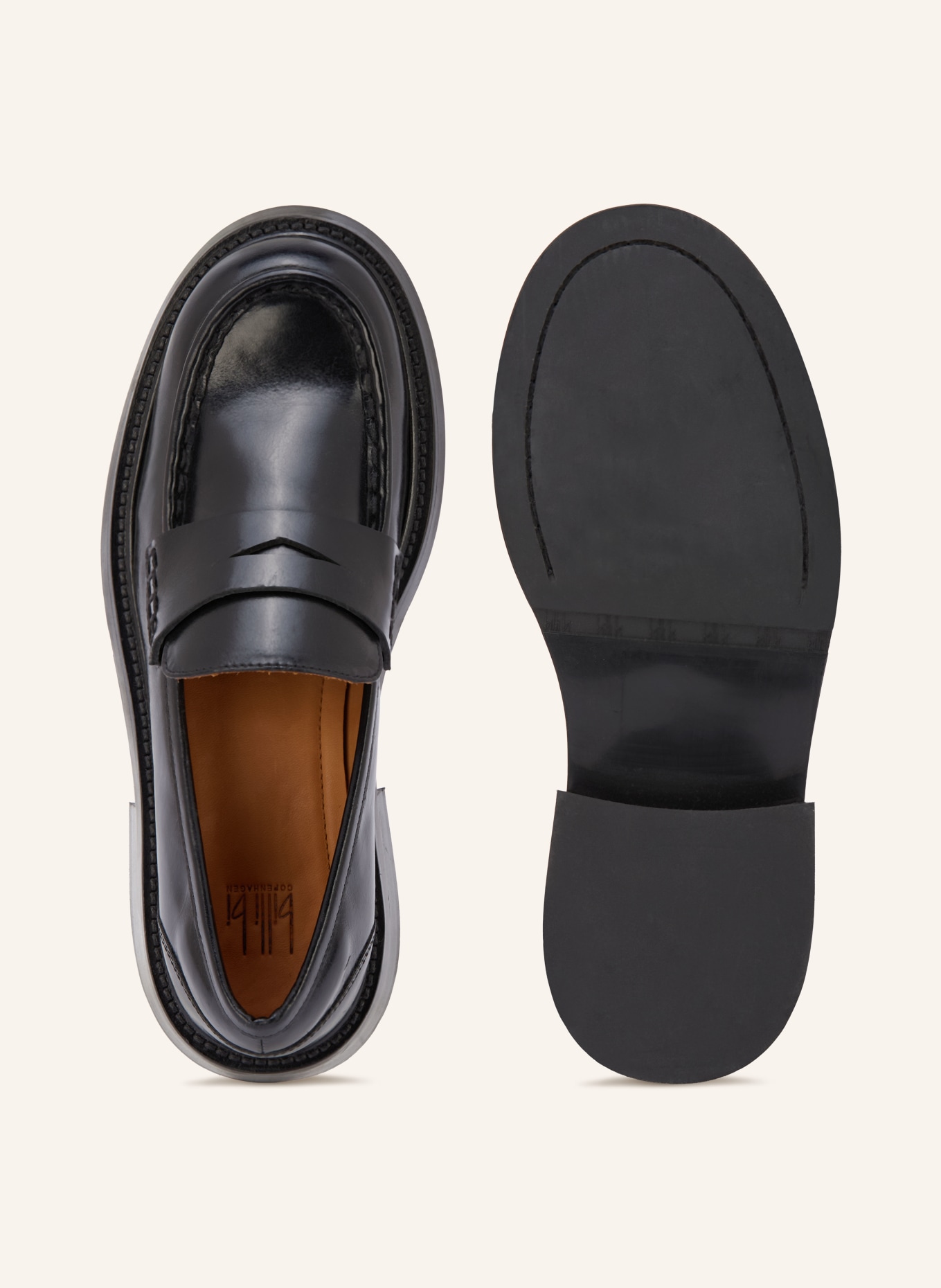 billi bi Penny-Loafer: SCHWARZ