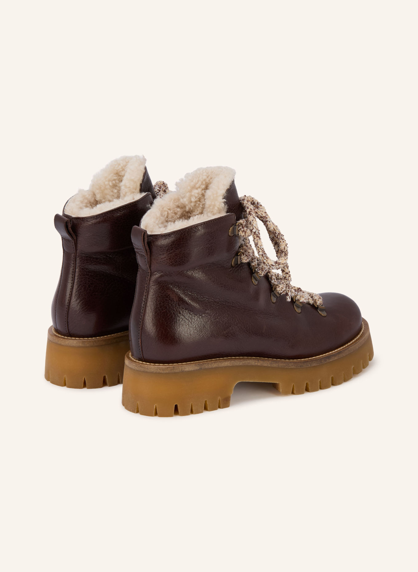 billi bi Lace-up boots: DARK BROWN