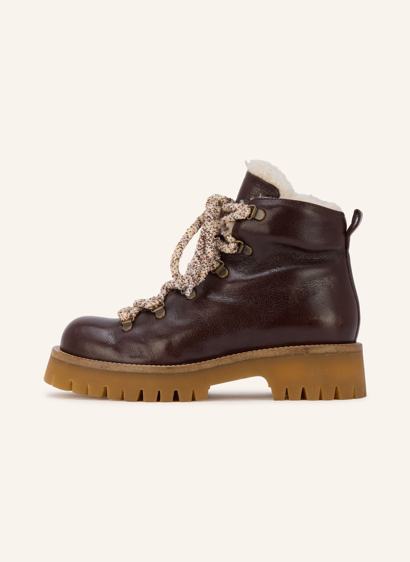 billi bi Lace-up boots: DARK BROWN