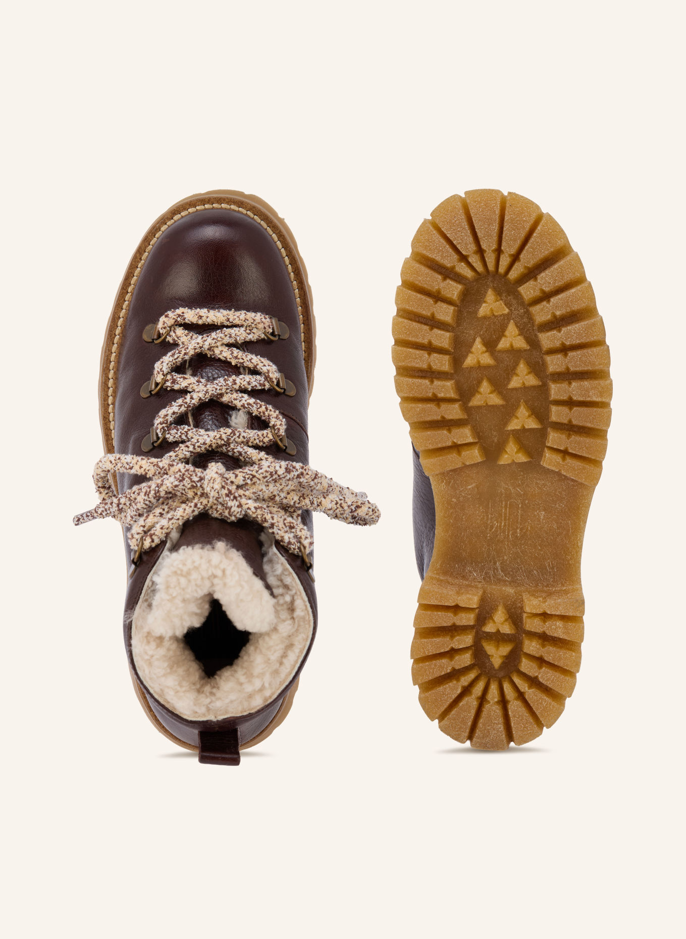 billi bi Lace-up boots: DARK BROWN