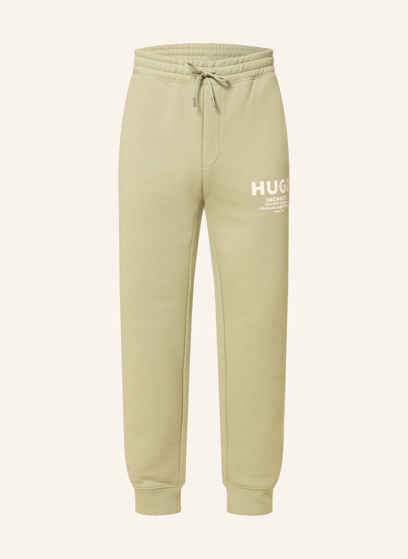 HUGO Sweatpant NEVEZ: LICHTGROEN