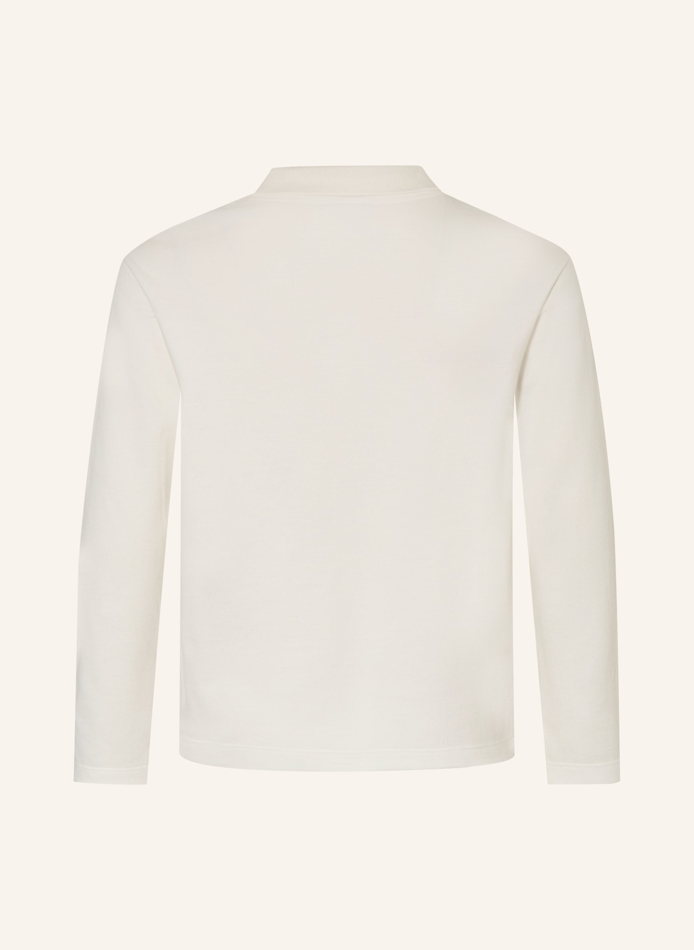 PETIT BATEAU Piqué-Poloshirt: CREME