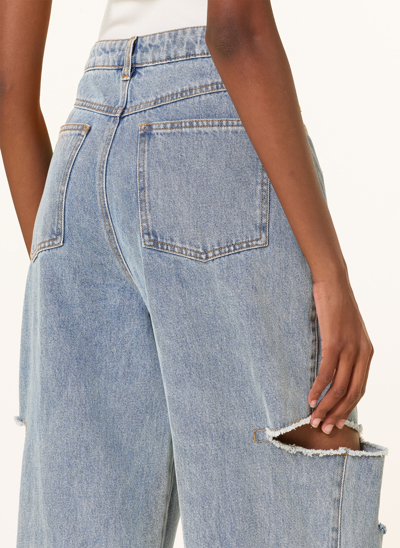 KARO KAUER Blugi Barrel: 490 Denim Blue