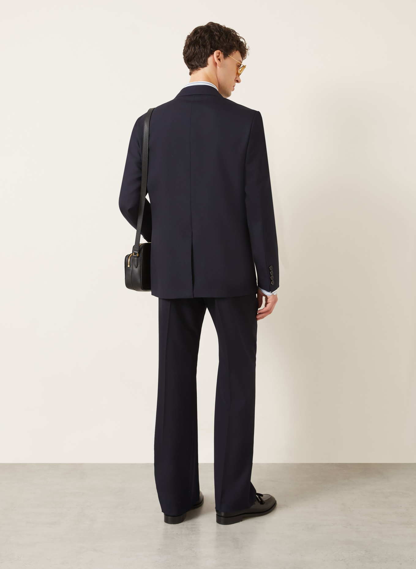 VALENTINO Anzughose FORMALWEAR Slim Fit: DUNKELBLAU