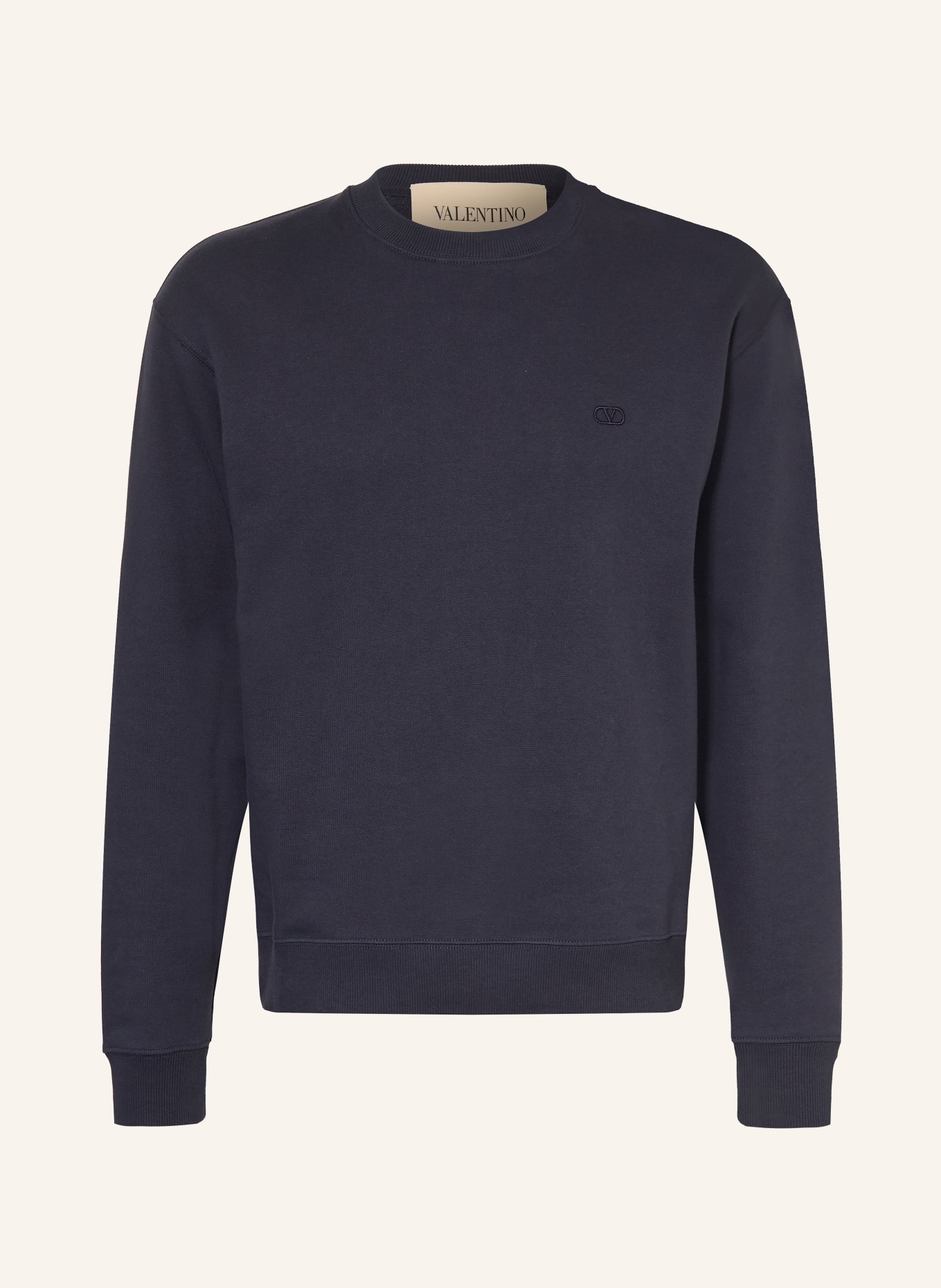 VALENTINO Sweatshirt VLOGO SIGNATURE: DUNKELBLAU