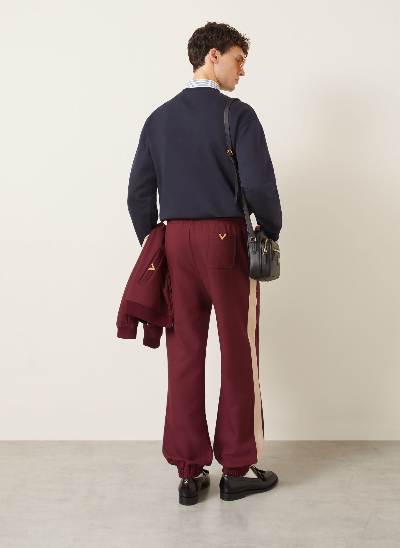 VALENTINO Sweatshirt VLOGO SIGNATURE: DUNKELBLAU