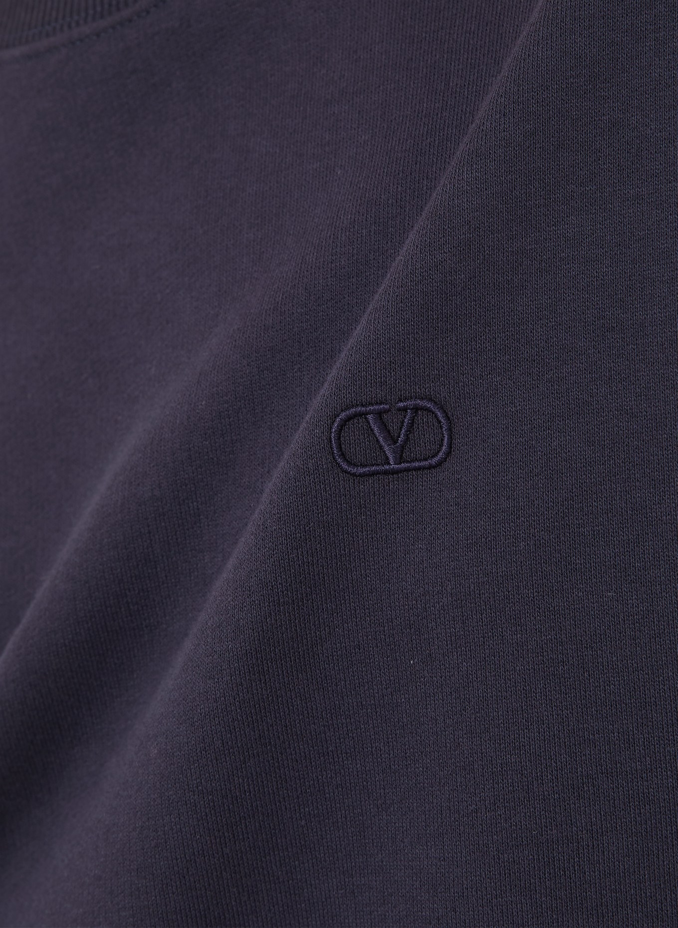 VALENTINO Sweatshirt VLOGO SIGNATURE: DUNKELBLAU