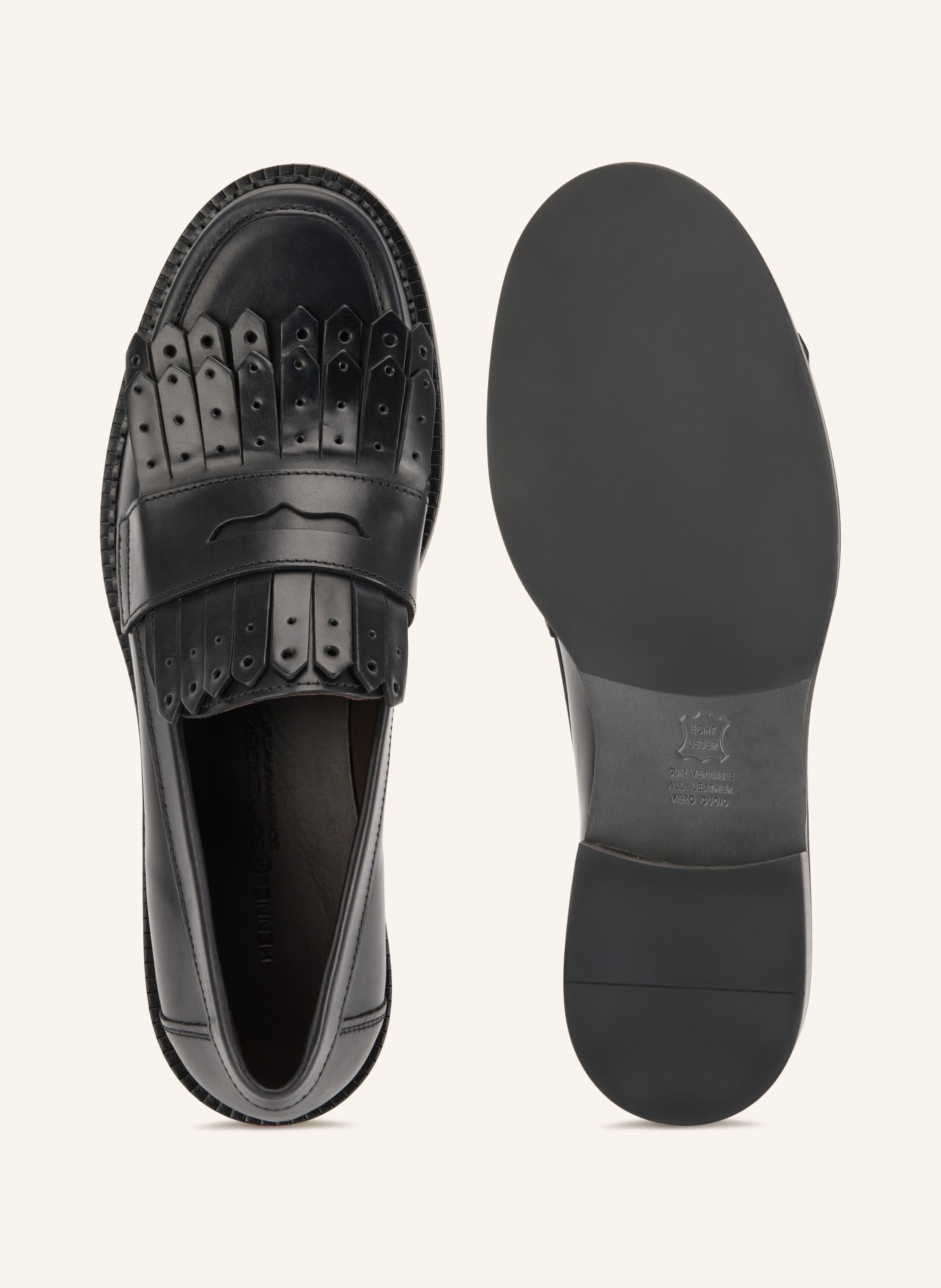 KENNEL & SCHMENGER Mocasini Penny APRIL: NEGRU